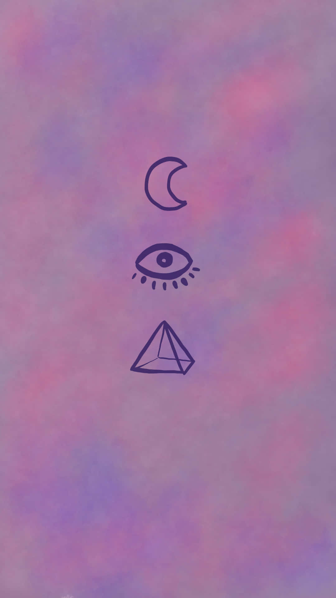 Gotisk pastellpyramide Bakgrunner