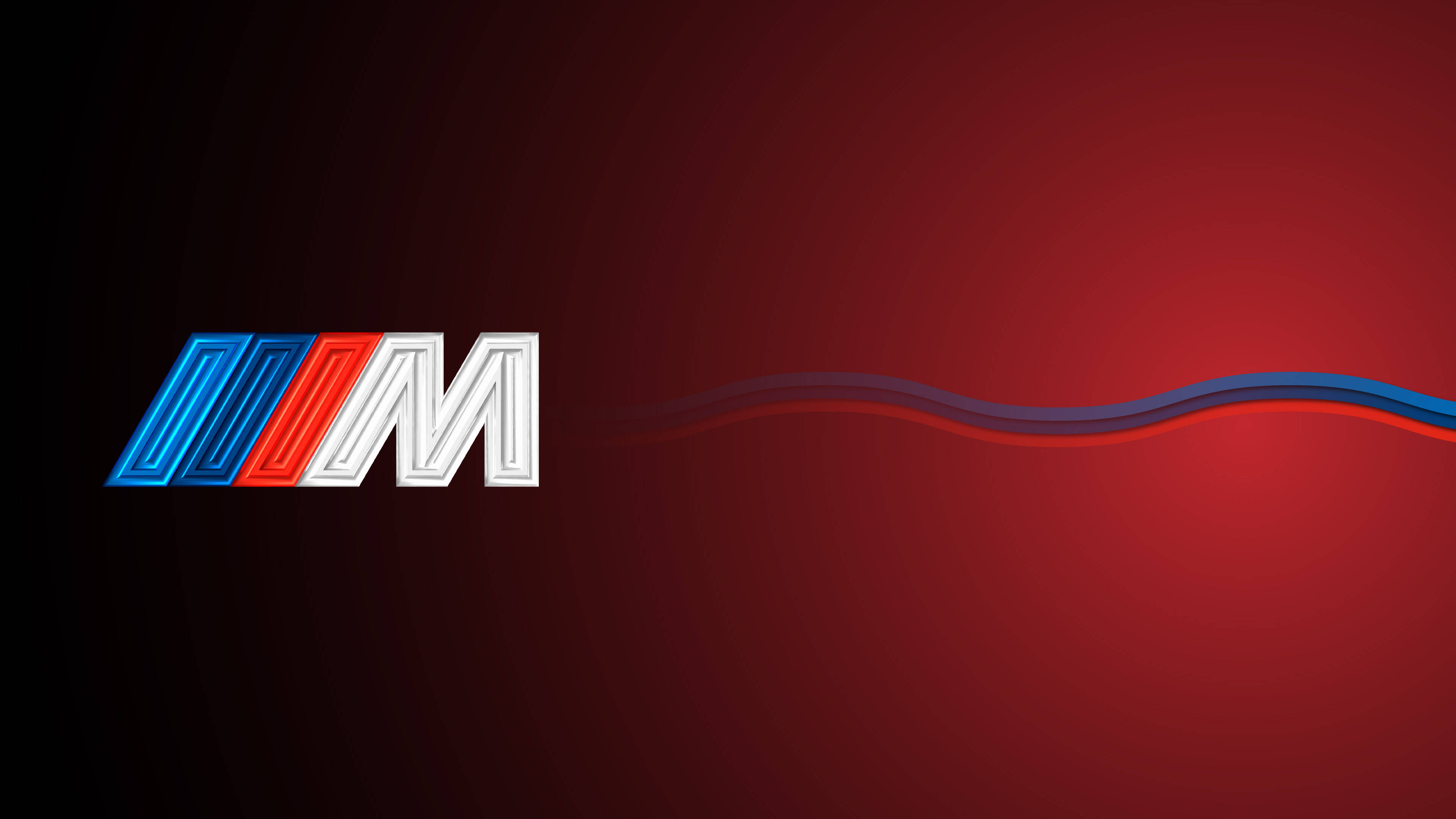 Gradient rød BMW M-logo Bakgrunner