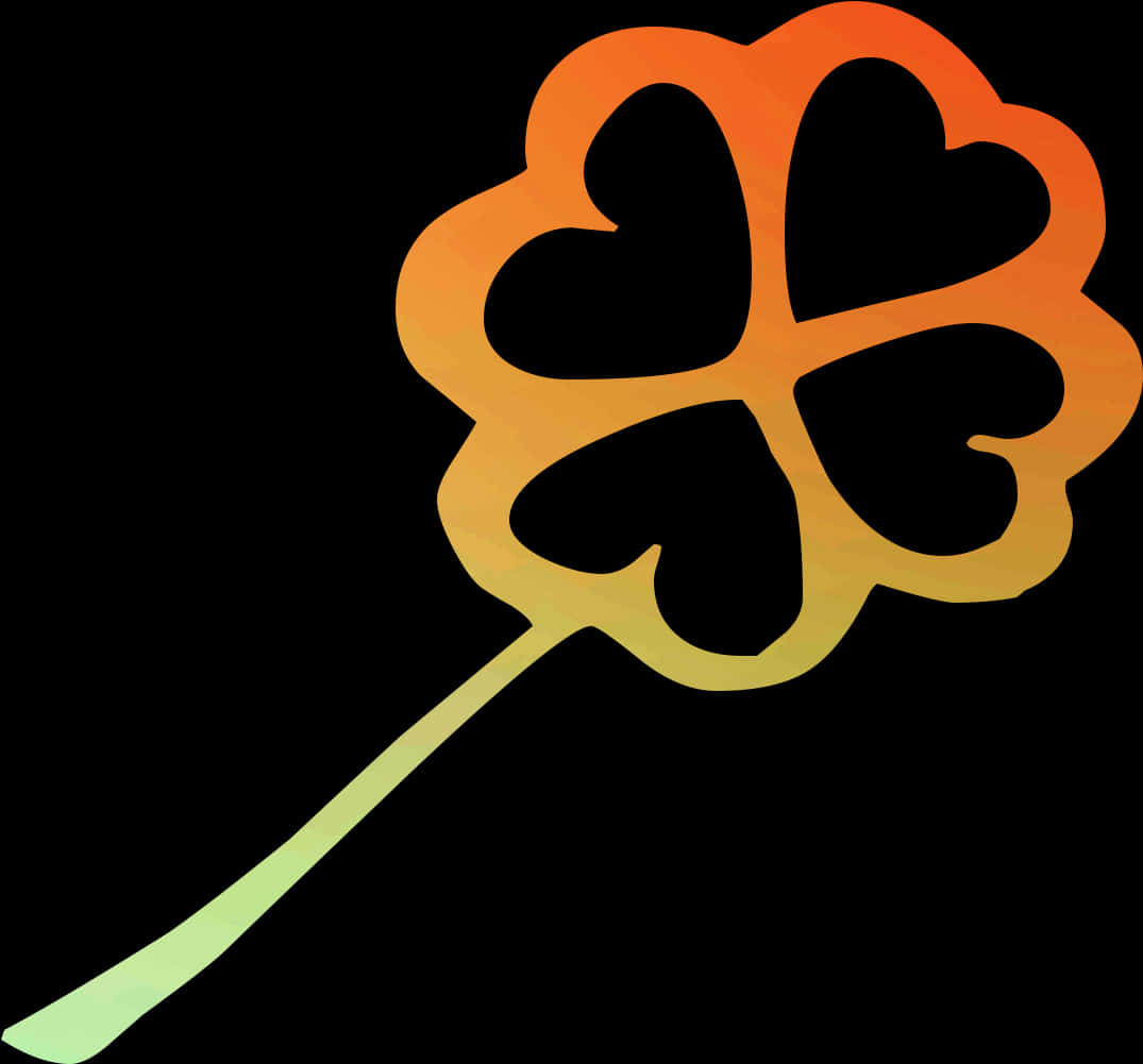 Gradient Shamrock-ikon Bakgrunner