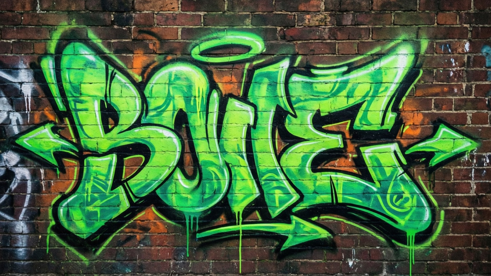 Graffiti Glød Bakgrunner