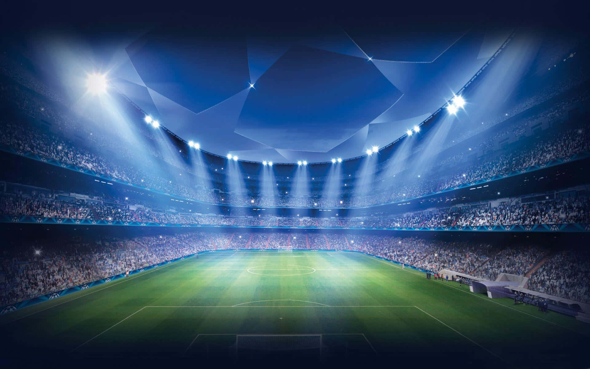 Grafisk fotballstadionbakgrunn Bakgrunner