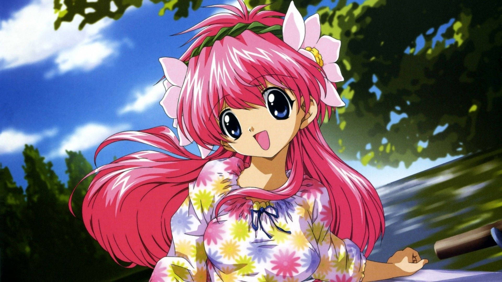 Gratis anime PFP Milfeulle Sakuraba Bakgrunner