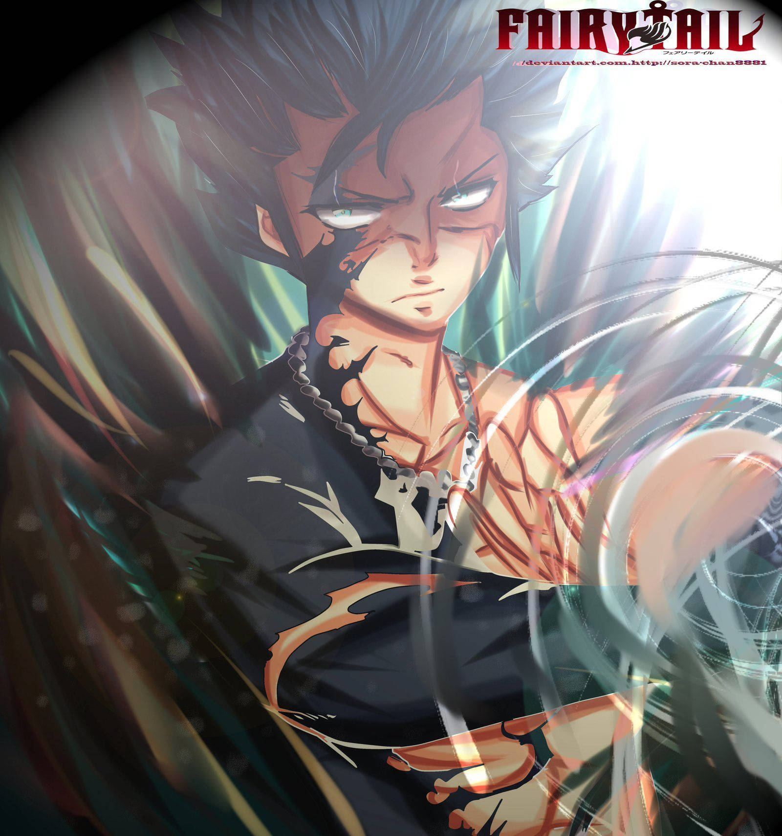 Gray Fullbuster fra Demon Slayer klar til å drepe demoner Bakgrunner