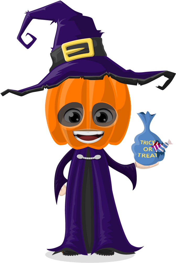 Gresskarheks tegneserie Halloween Bakgrunner