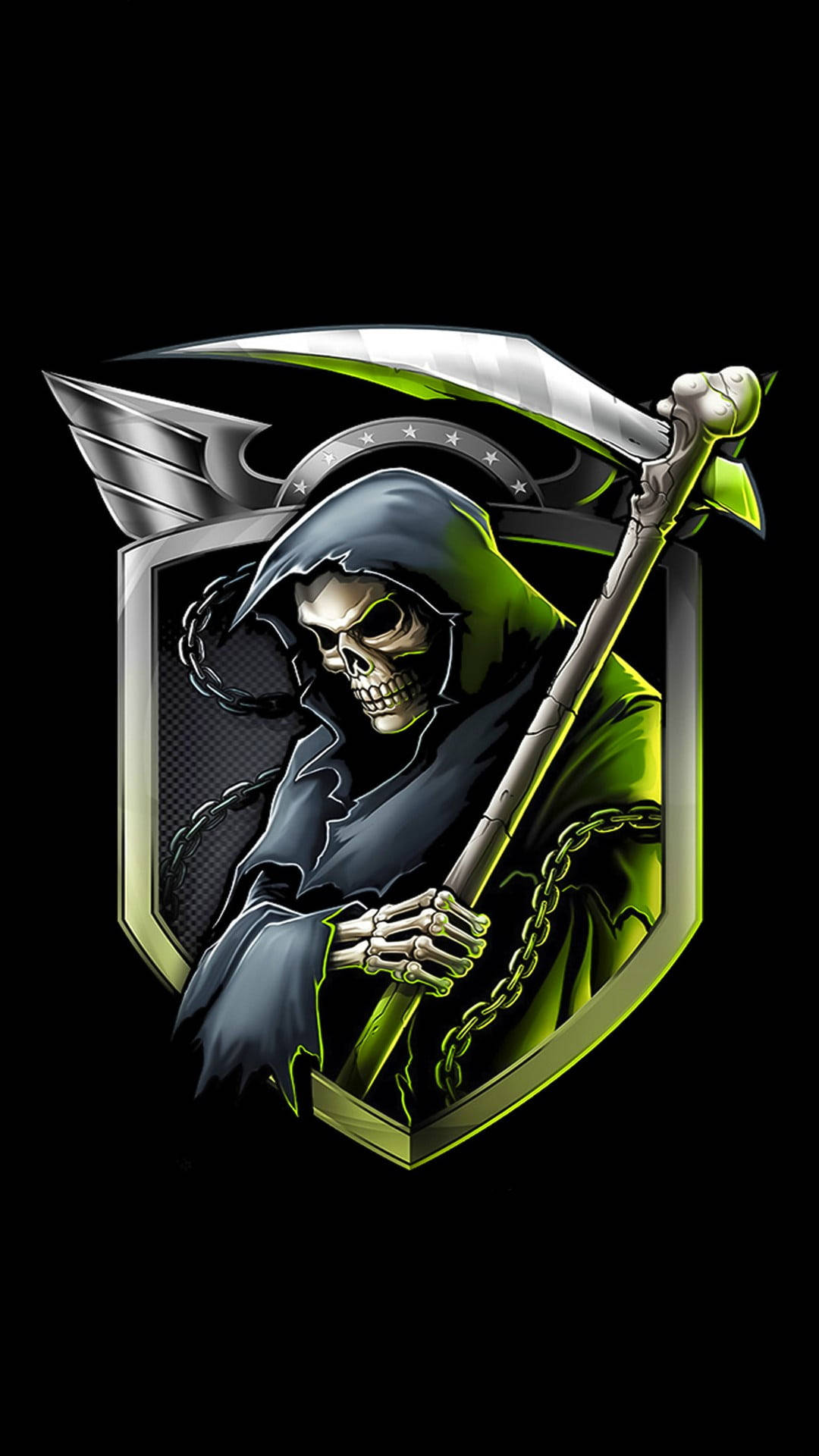 Grim Reaper Gangster Hodeskalle Bakgrunner