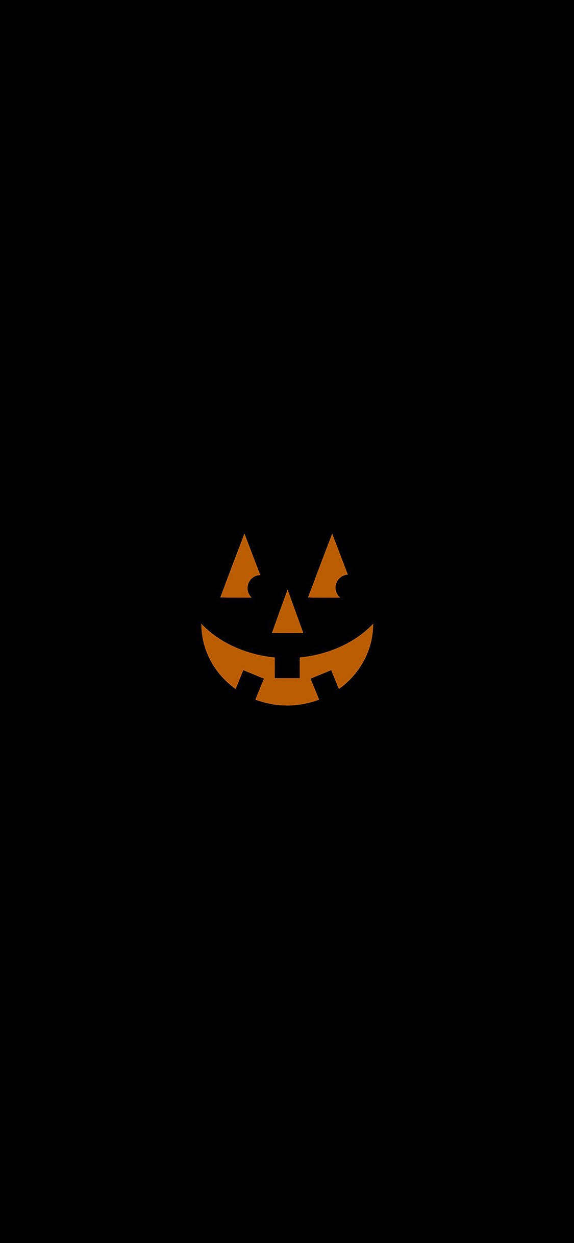 Grinende gresskar Halloween iPhone Bakgrunner
