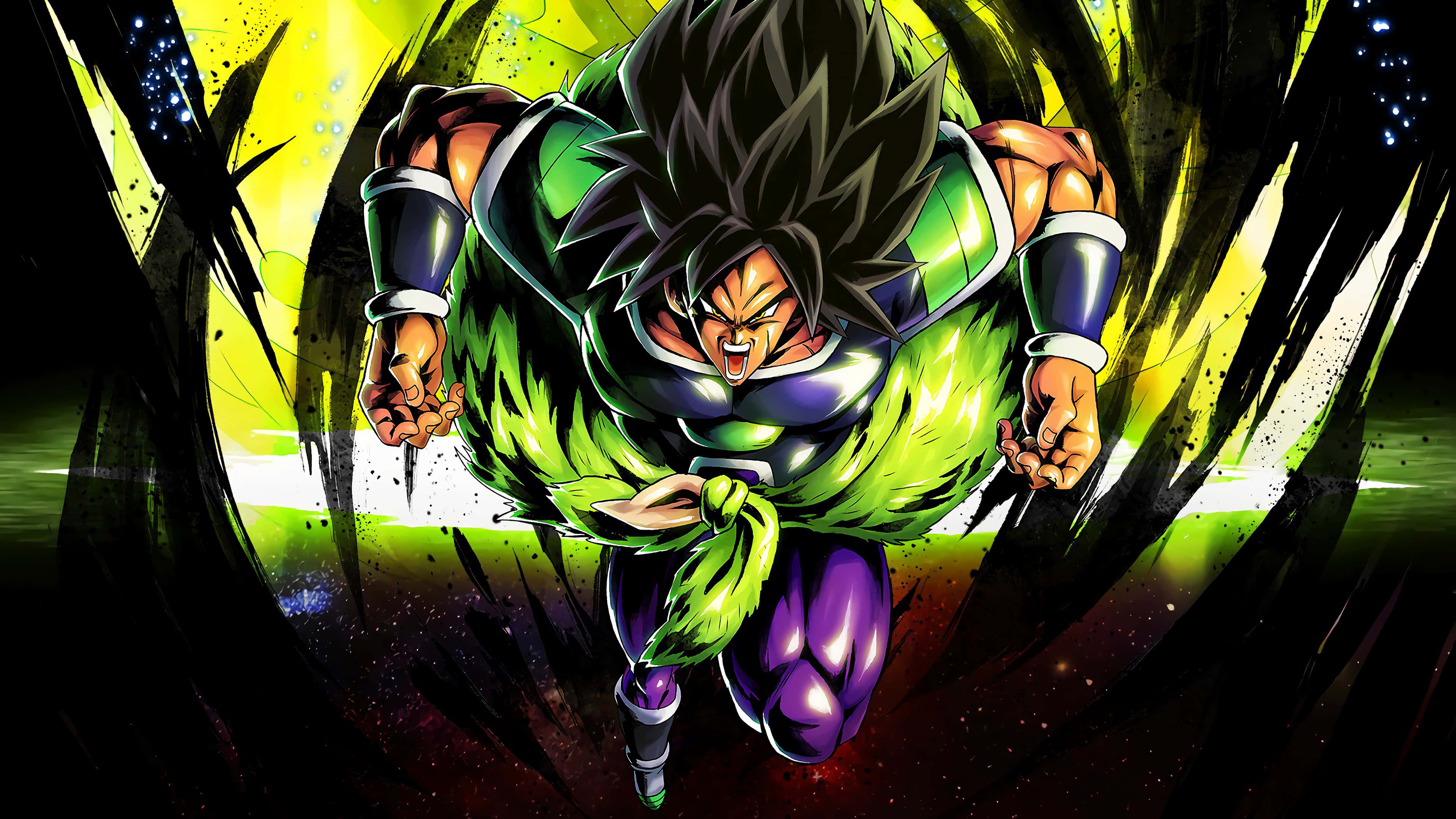 Grønn og svart Dragon Ball Super-bilde Bakgrunner