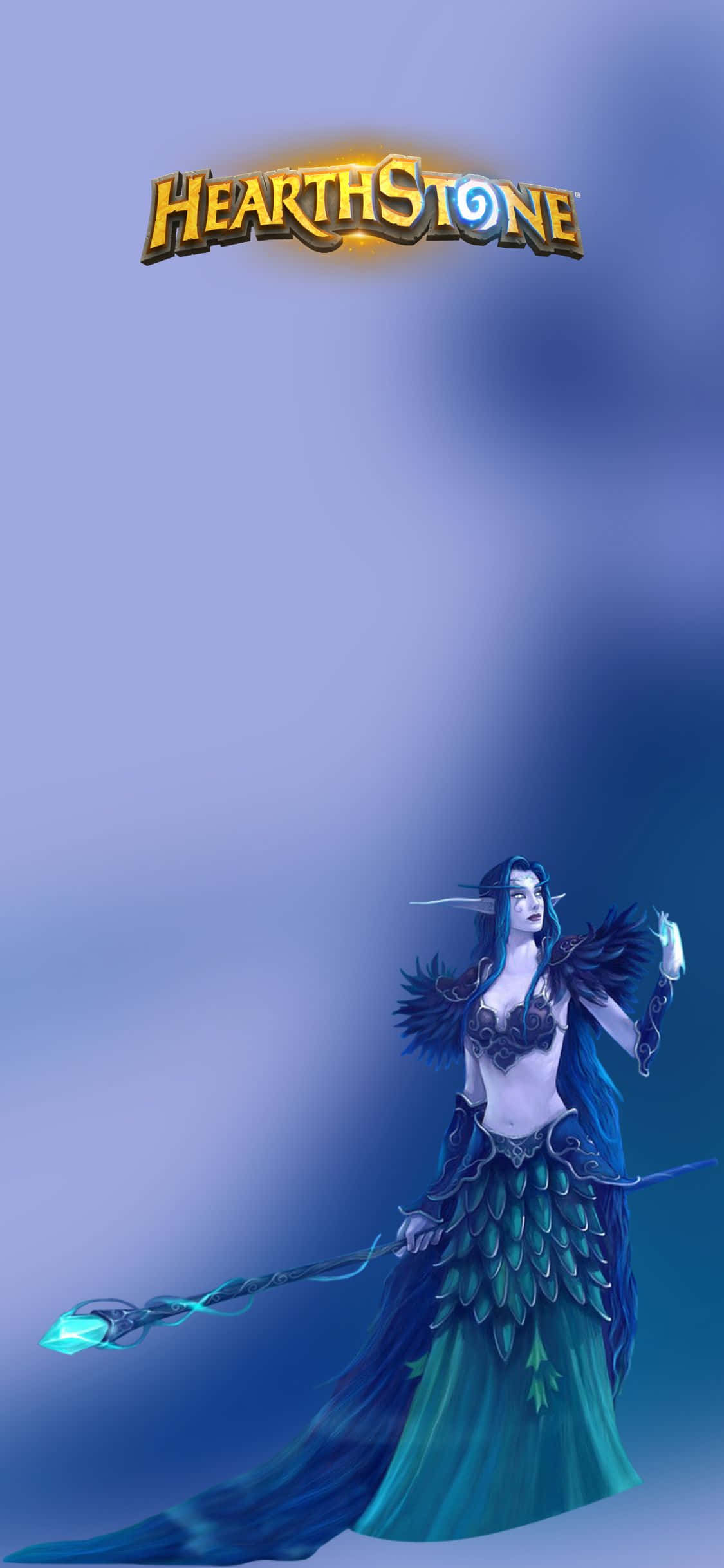 Grønn Nattalv iPhone XS Hearthstone Bakgrunn Bakgrunner
