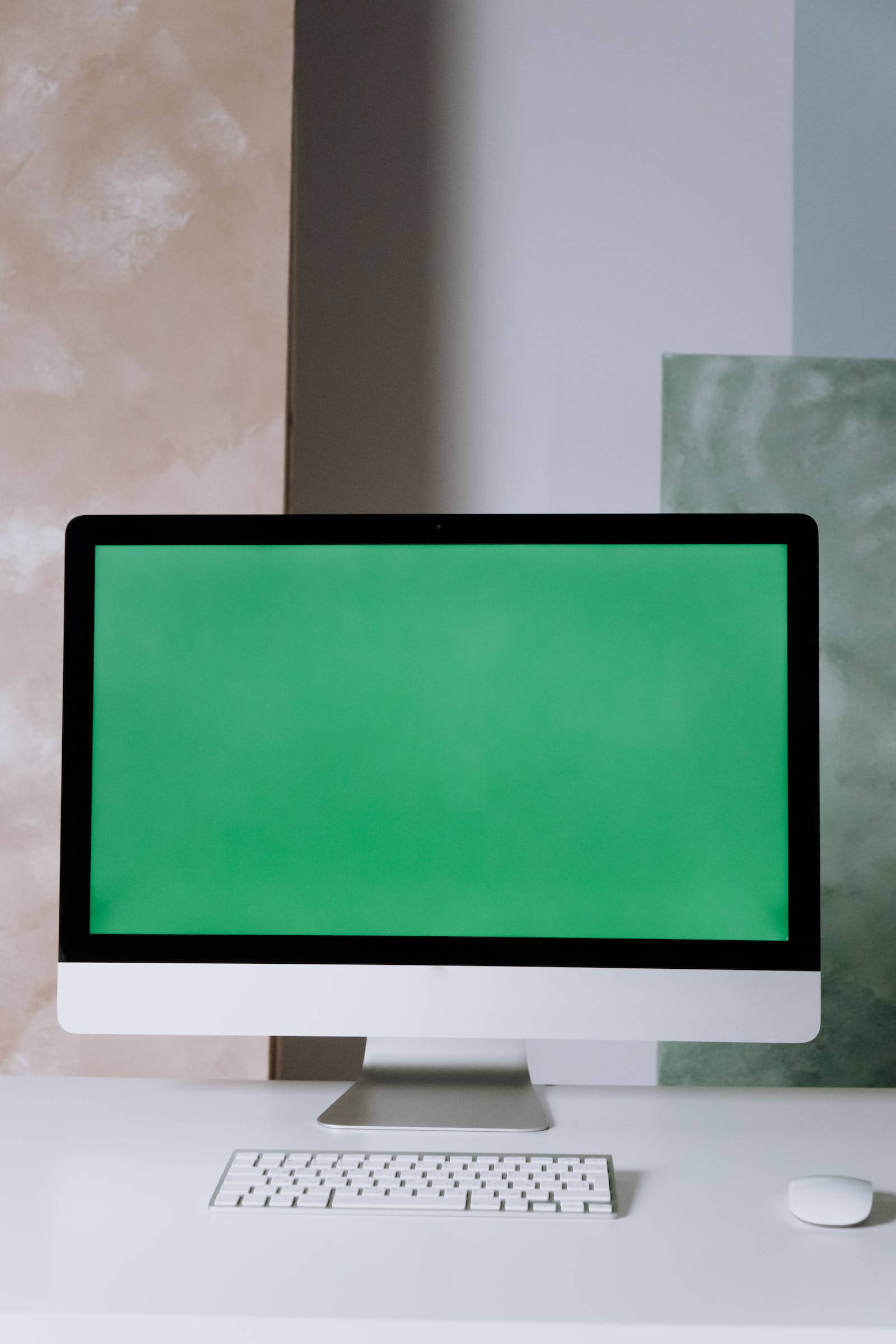 Grønn skjerm Apple PC-skjerm Bakgrunner