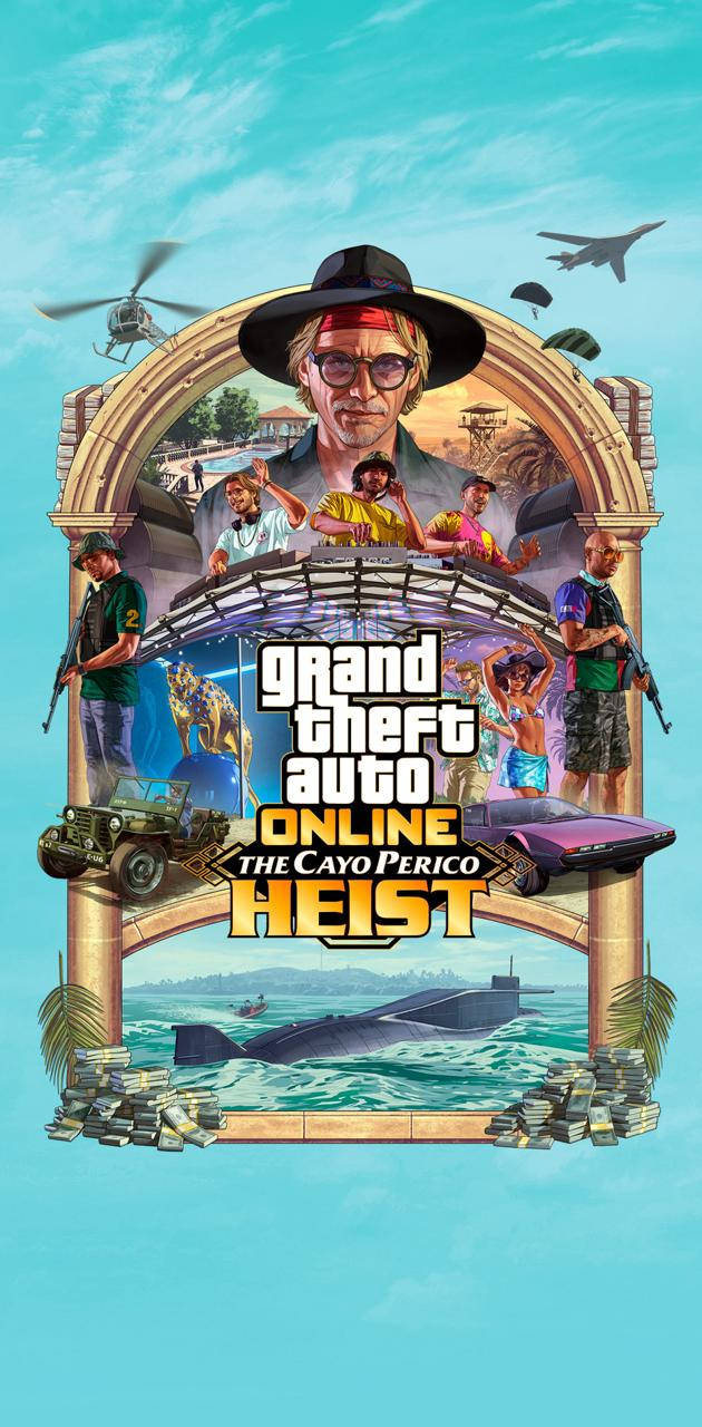 Gta 5 Telefon Cayo Perico Heist Bakgrunner