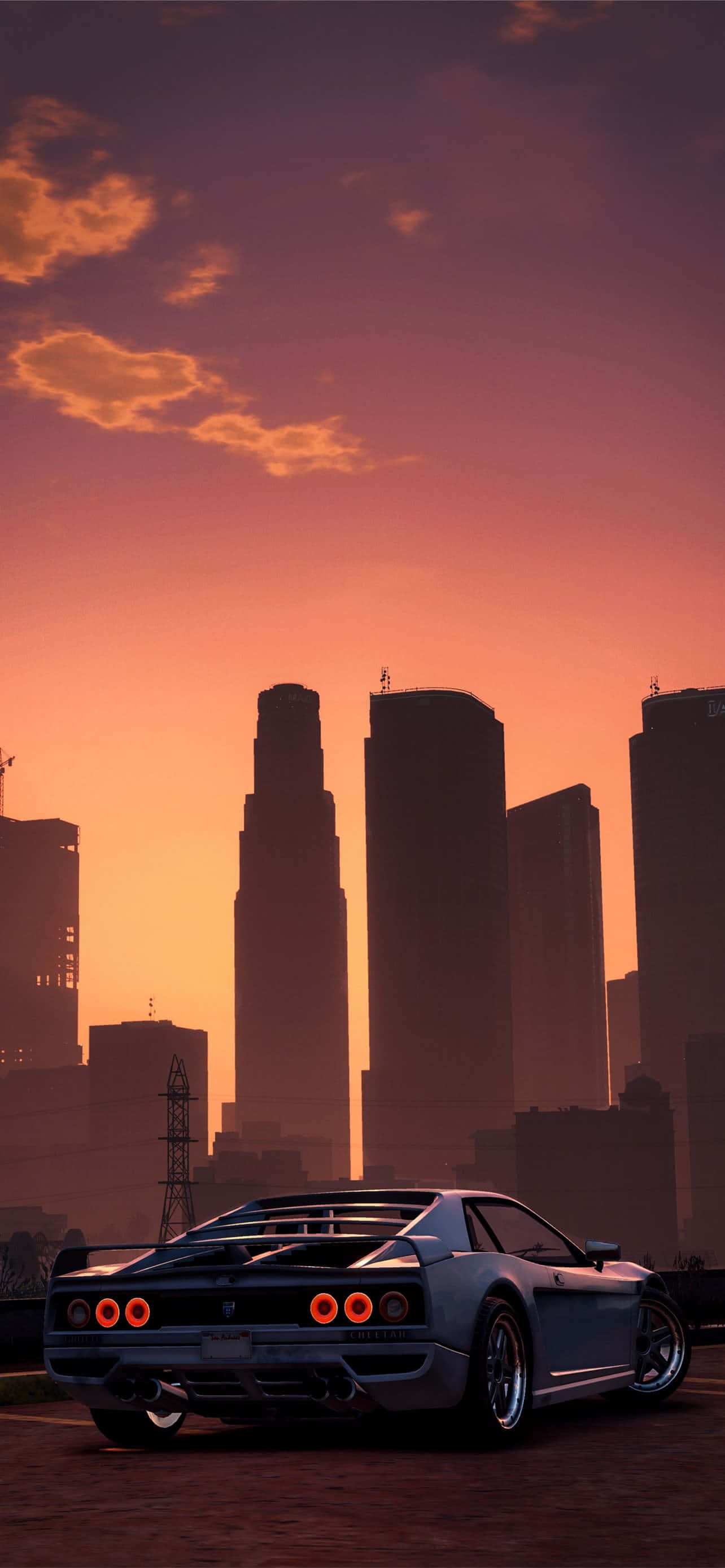 Gta Bakgrunn Parkert Sportsbil Los Santos Bakgrunner