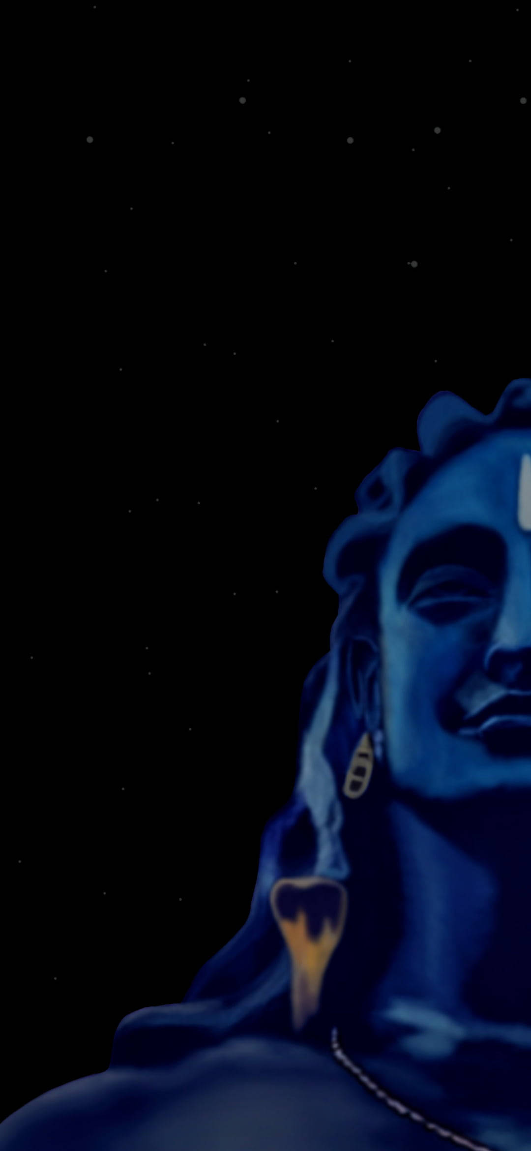 Guddommelig Portrett av Adiyogi Shiva Bakgrunner