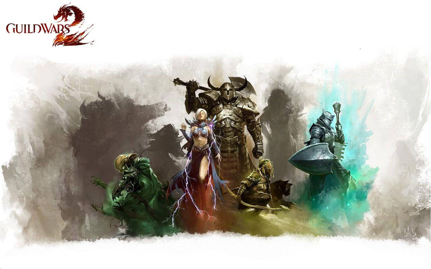 Guild Wars 2 Grå Abstrakt Bakgrunner