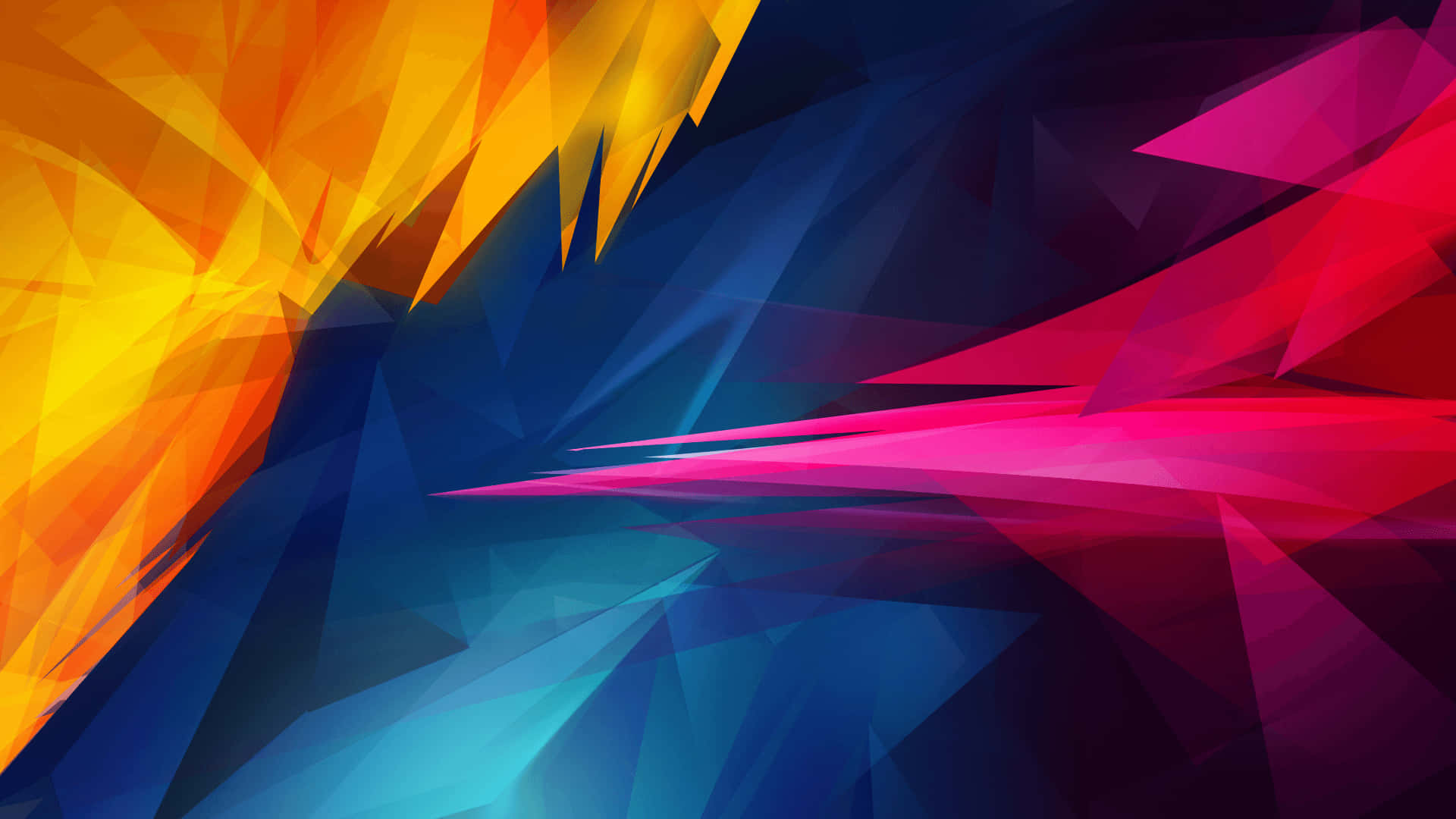 Gul Blå Rosa Geometrisk Abstrakt Bakgrunn Bakgrunner
