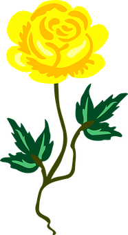 Gul blomsterillustrasjon Bakgrunner