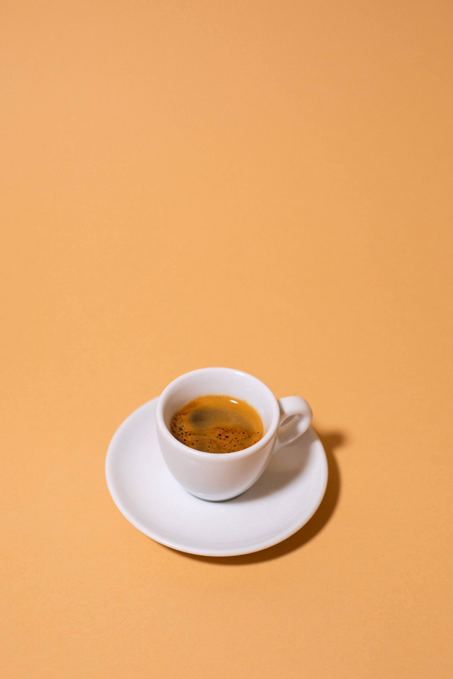 Gul kaffeestetikk Bakgrunner