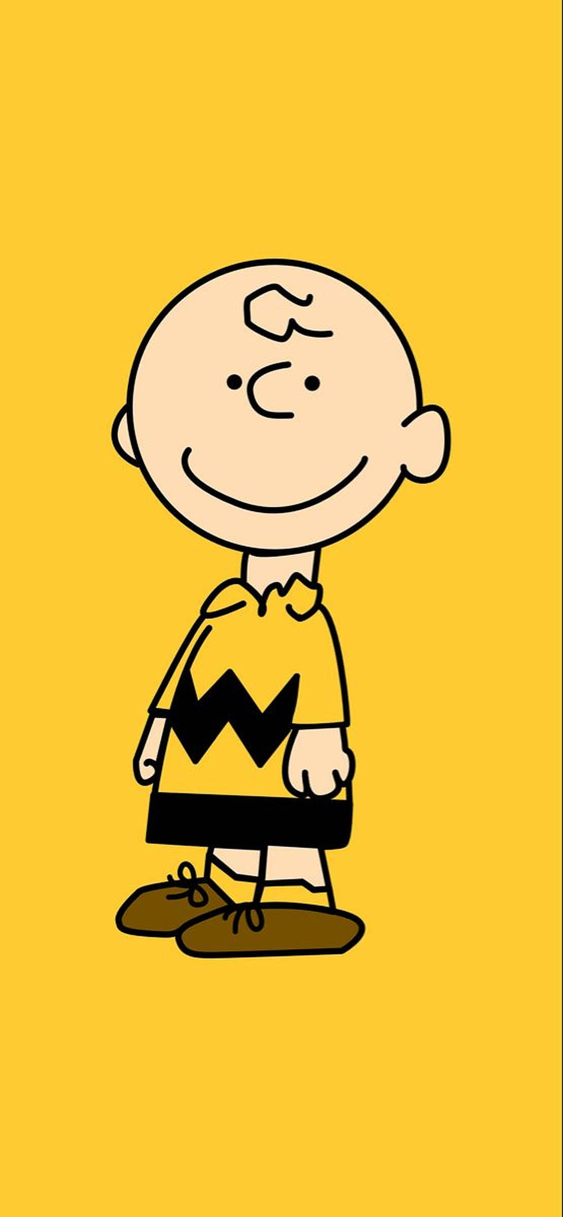 Gul Kunst Charlie Brown Bakgrunner