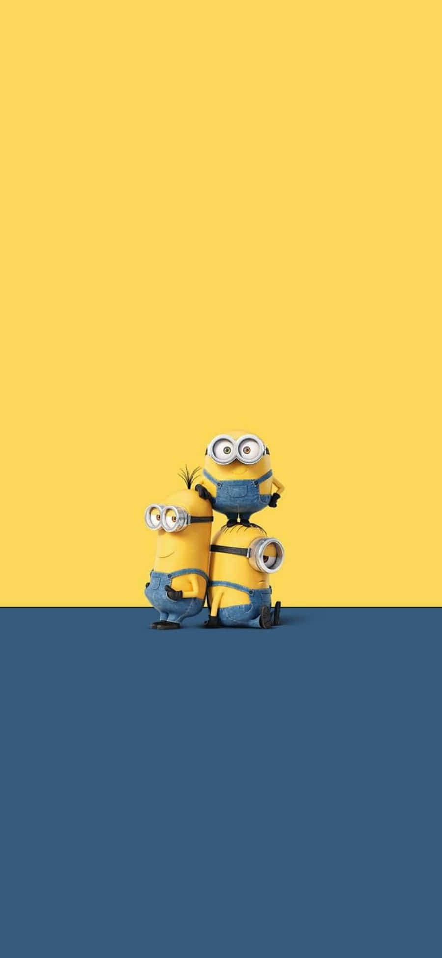 Gul Og Blå Despicable Me Minion iPhone Bakgrunner