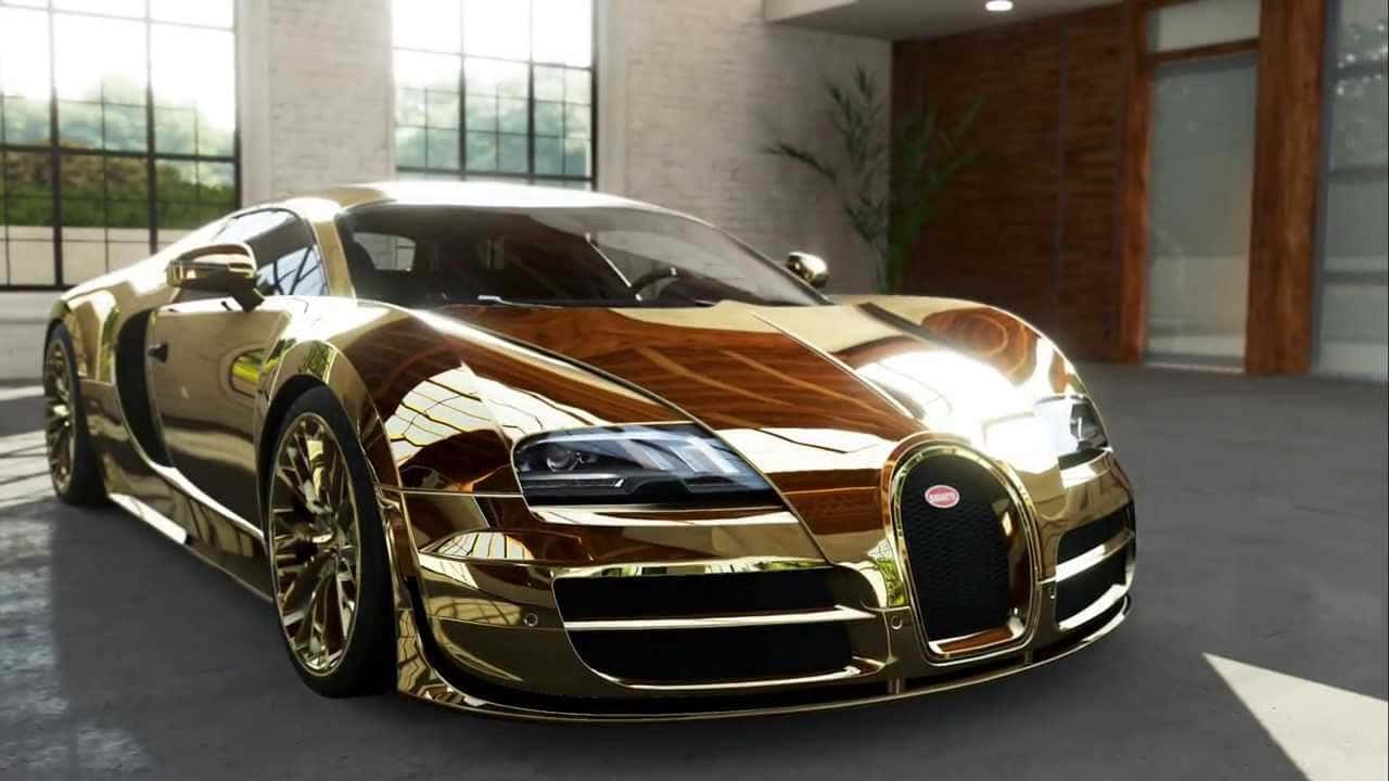 Gull Bugatti Veyron bildør Bakgrunner