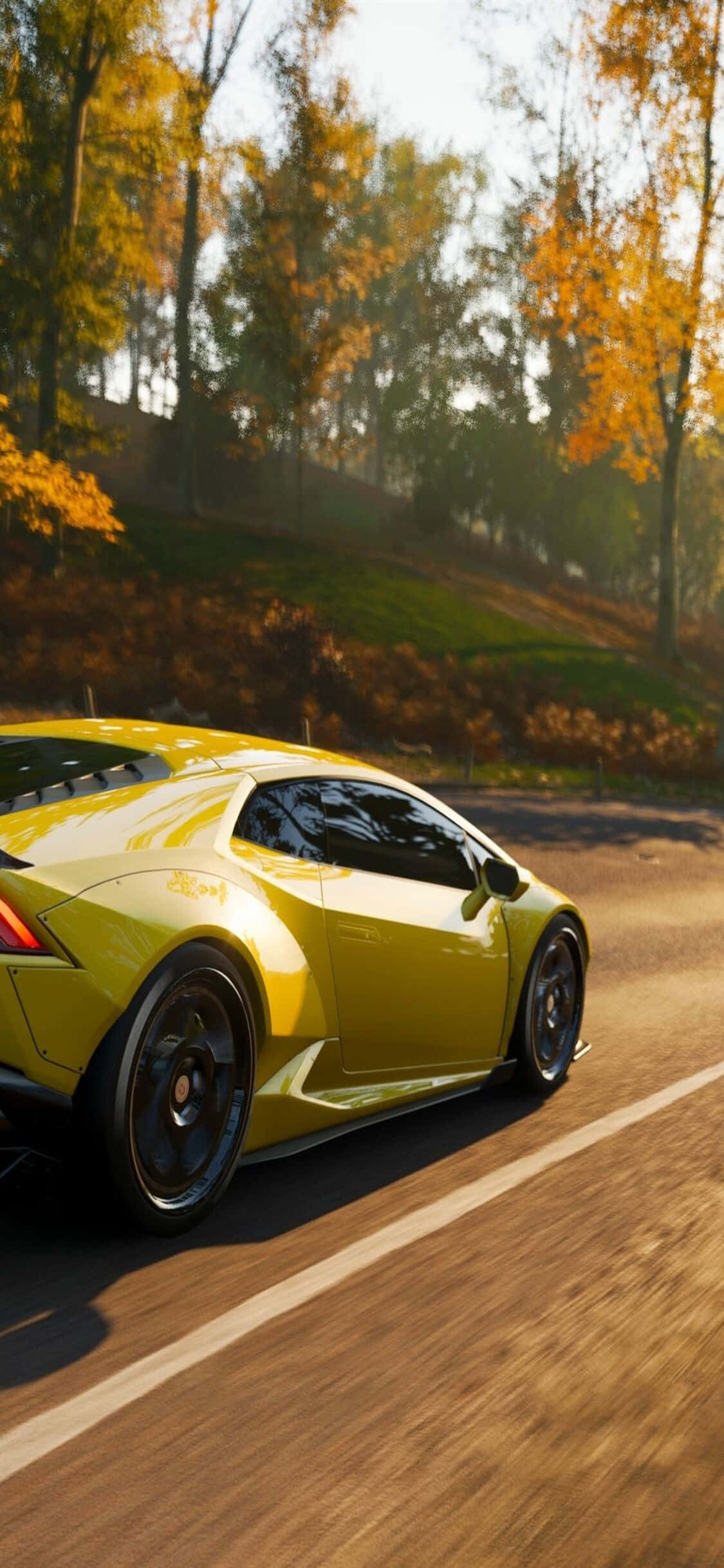 Gull Lamborghini Huracan iPhone X Forza Motorsport 7 Bakgrunn Bakgrunner