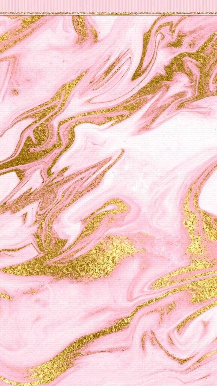 Gullestetisk rosa marmor Bakgrunner