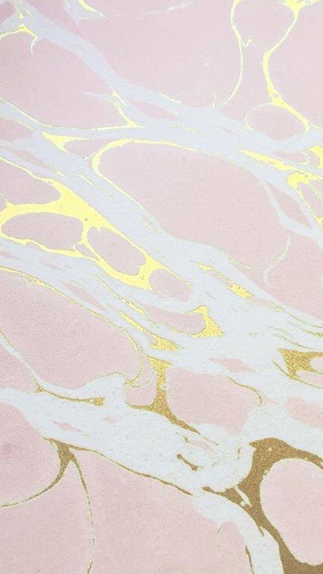 Gullestetisk rosa og hvit marmor Bakgrunner