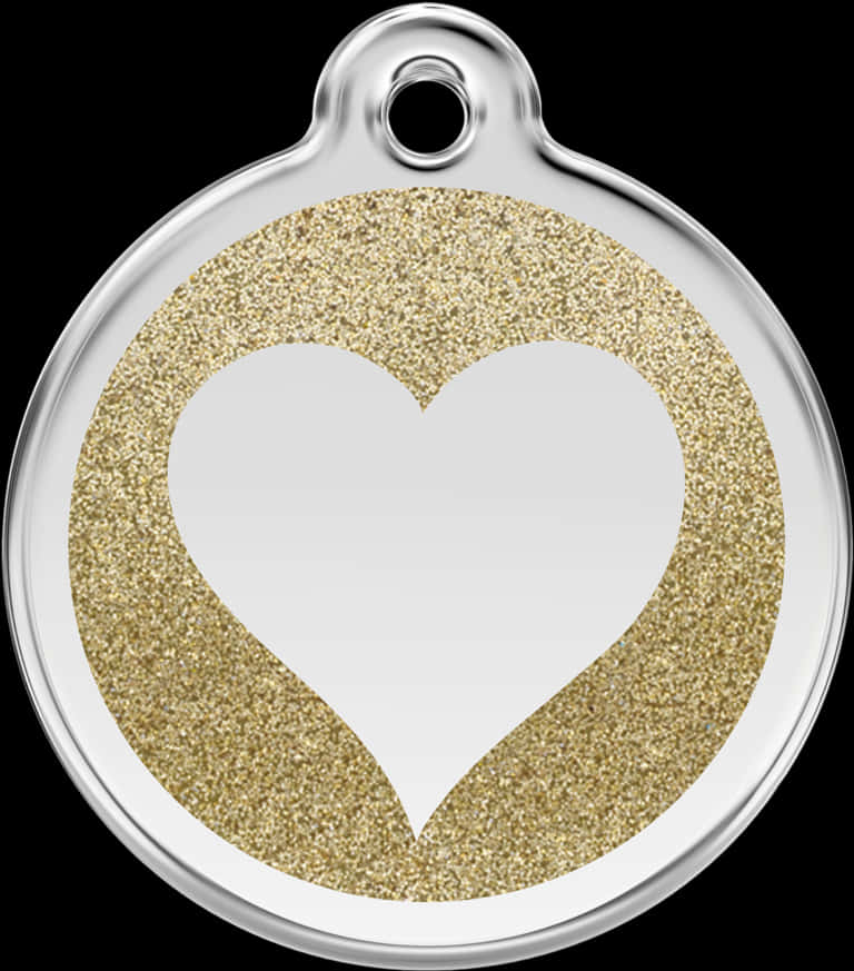 Gullglitter hjerteanheng Bakgrunner