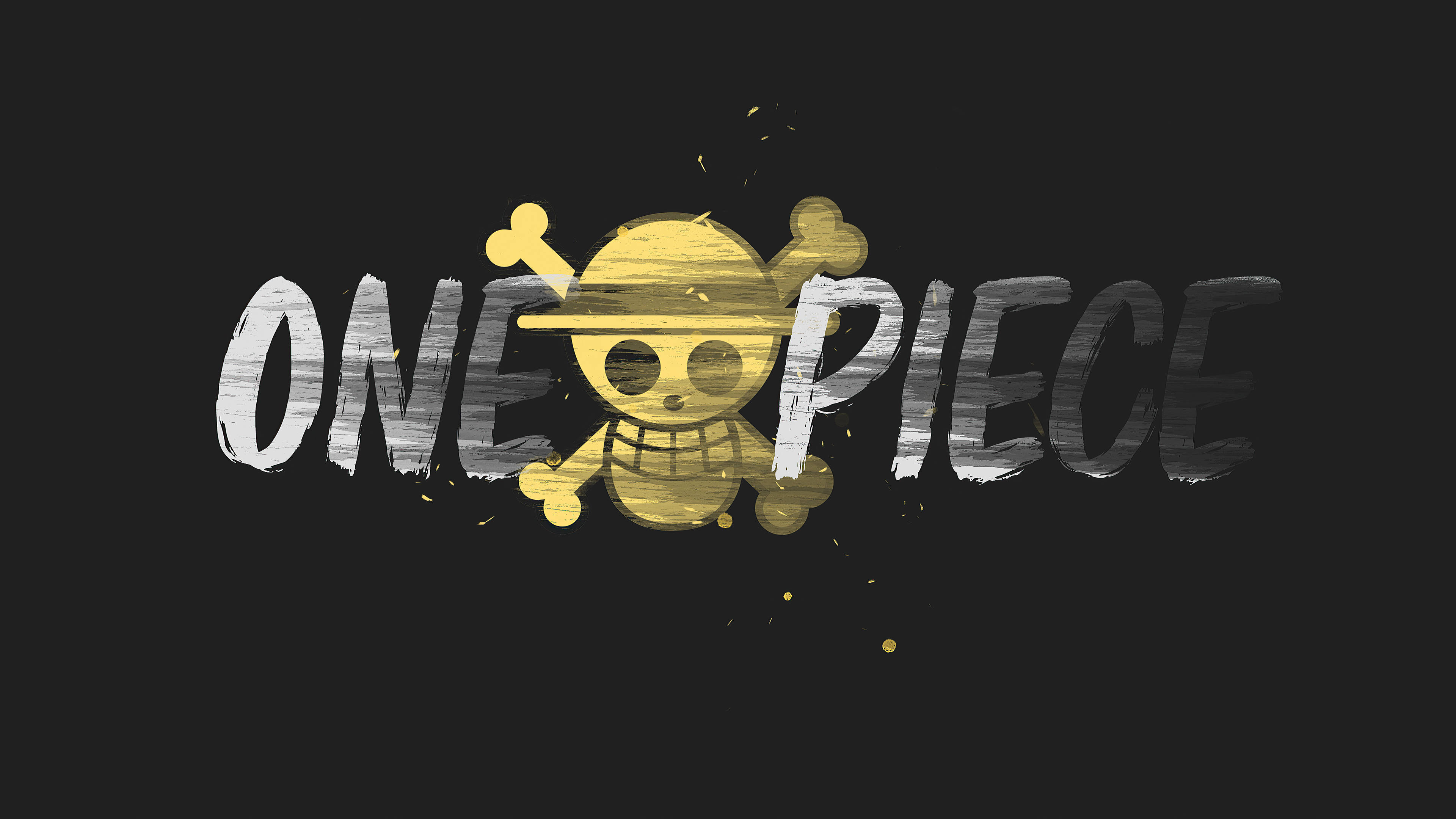 Gullhodeskive for One Piece Bakgrunner