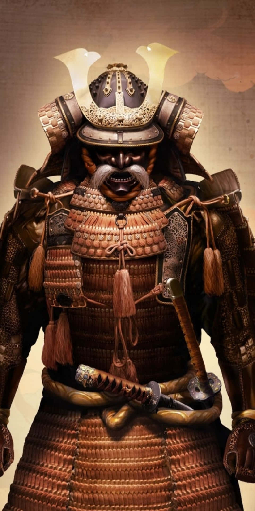 Gusoku-rustning i Pixel 3 Total War Shogun 2-bakgrunn Bakgrunner