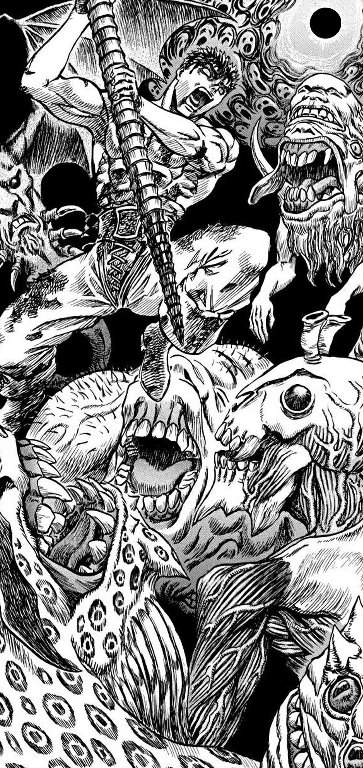 "Guts, den svarte sverdkjemperen fra Berserk Manga" Bakgrunner