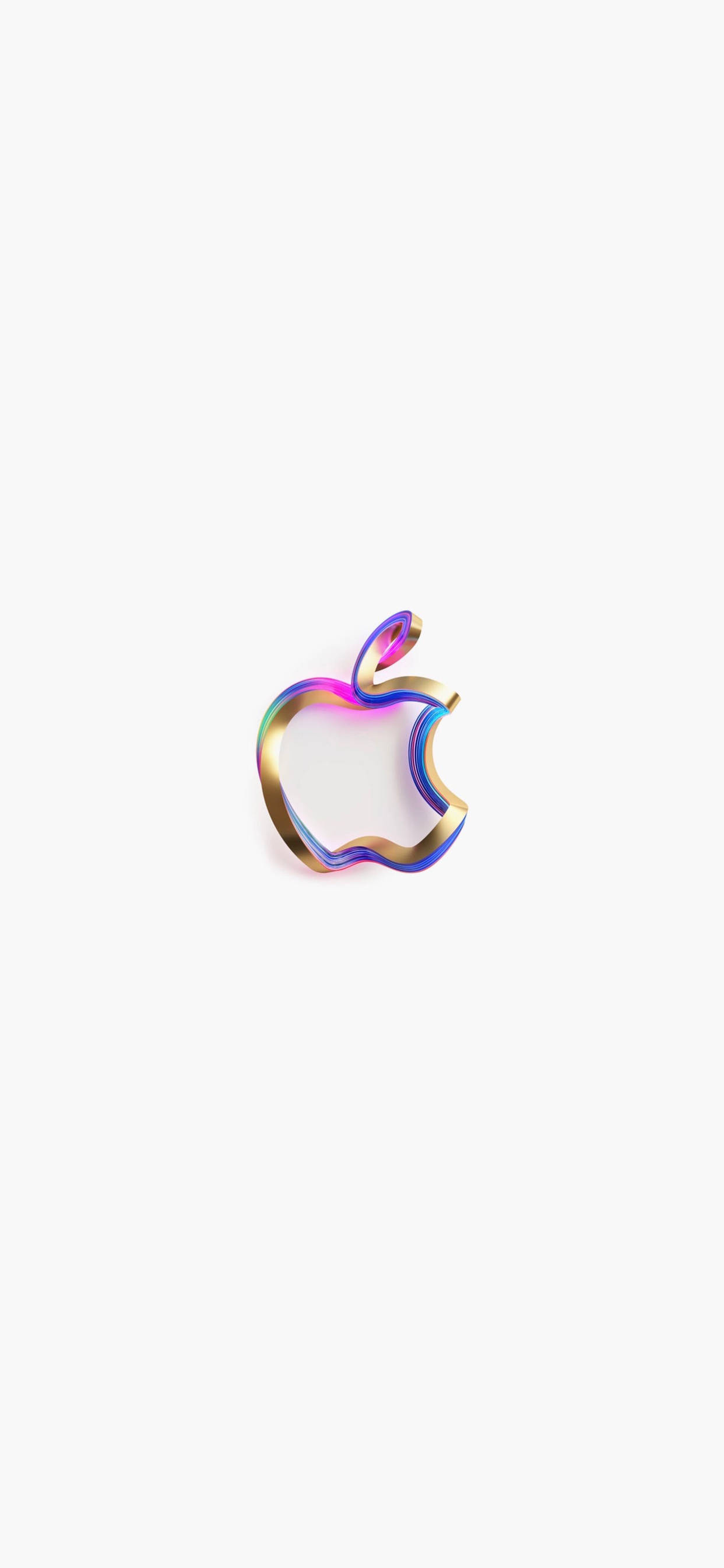Gyllent Apple-logo iPhone Bakgrunner