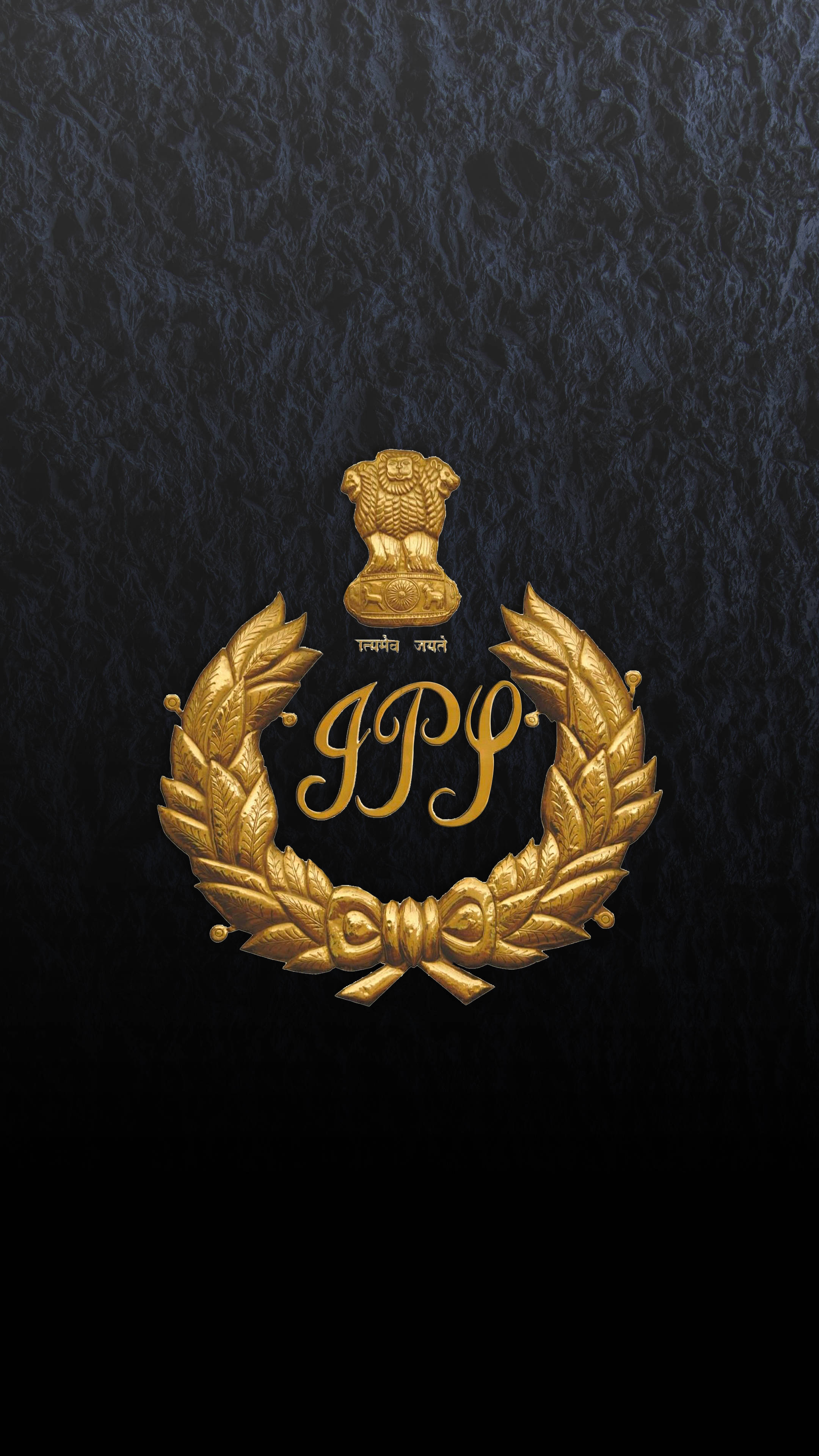 Gyllent IPS-logo mørk Bakgrunner