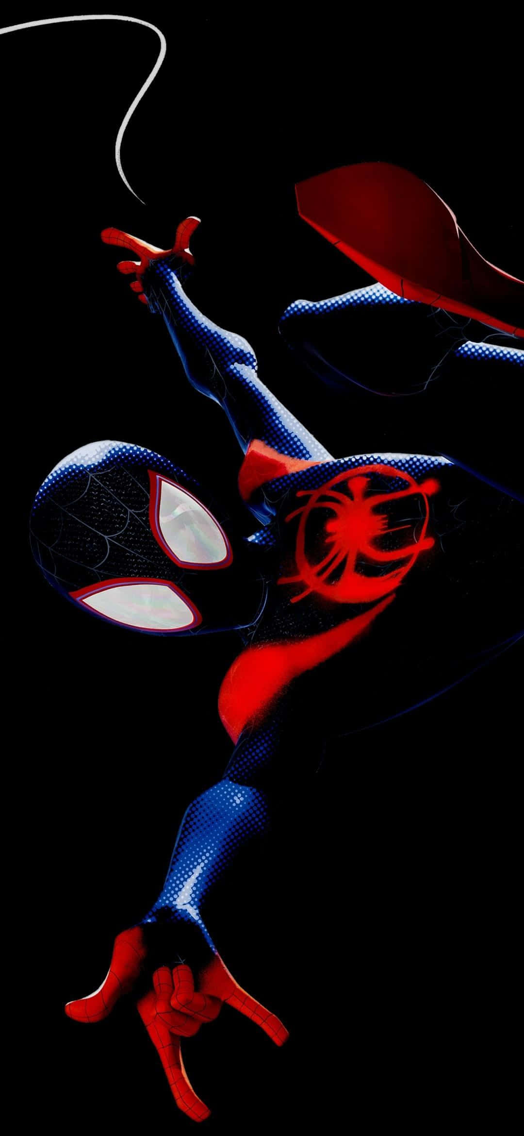 Ha kontroll med Miles Morales iPhone Bakgrunner