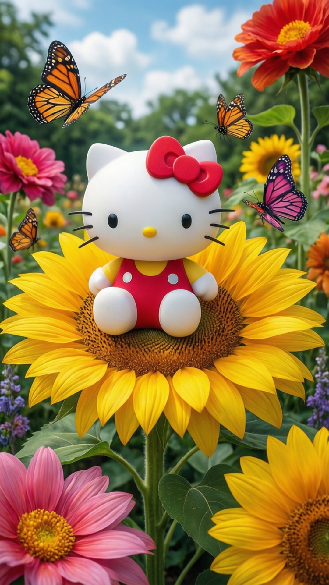 Hage Hello Kitty Bakgrunner
