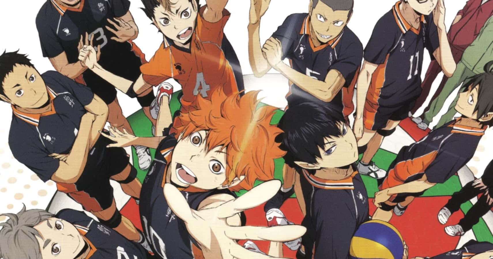 Haikyuu Shoyo Hinata Volleyballag bilde Bakgrunner