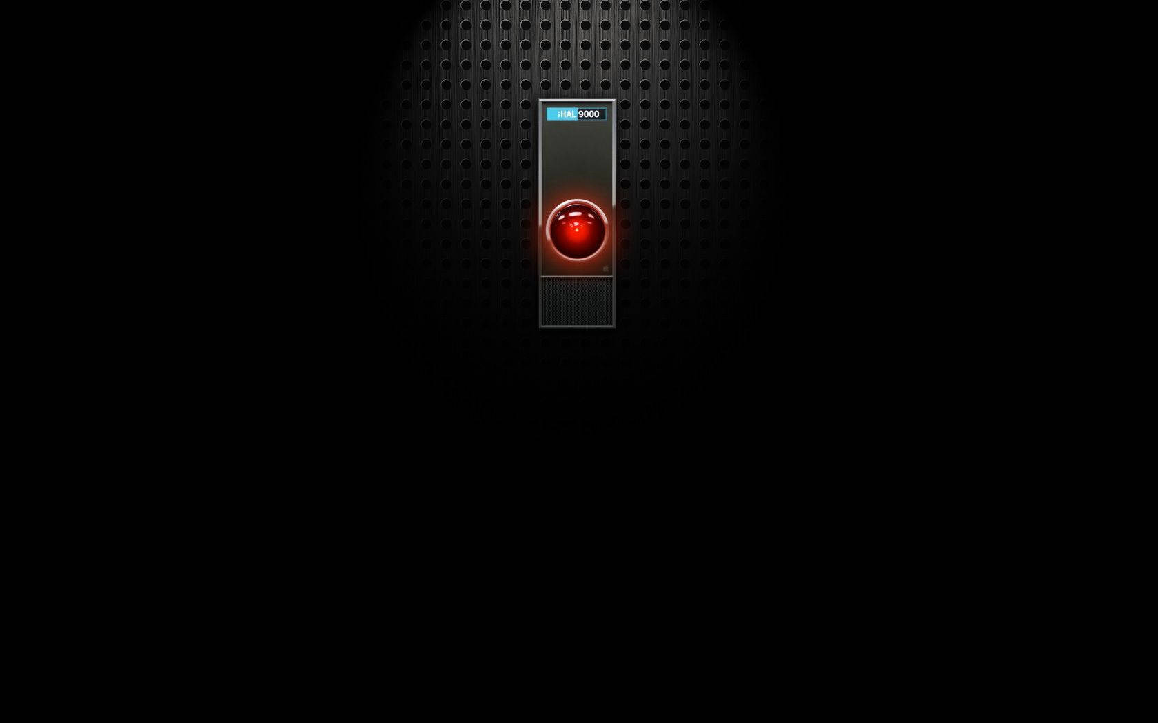 Hal 9000 Svart Vignett Bakgrunner