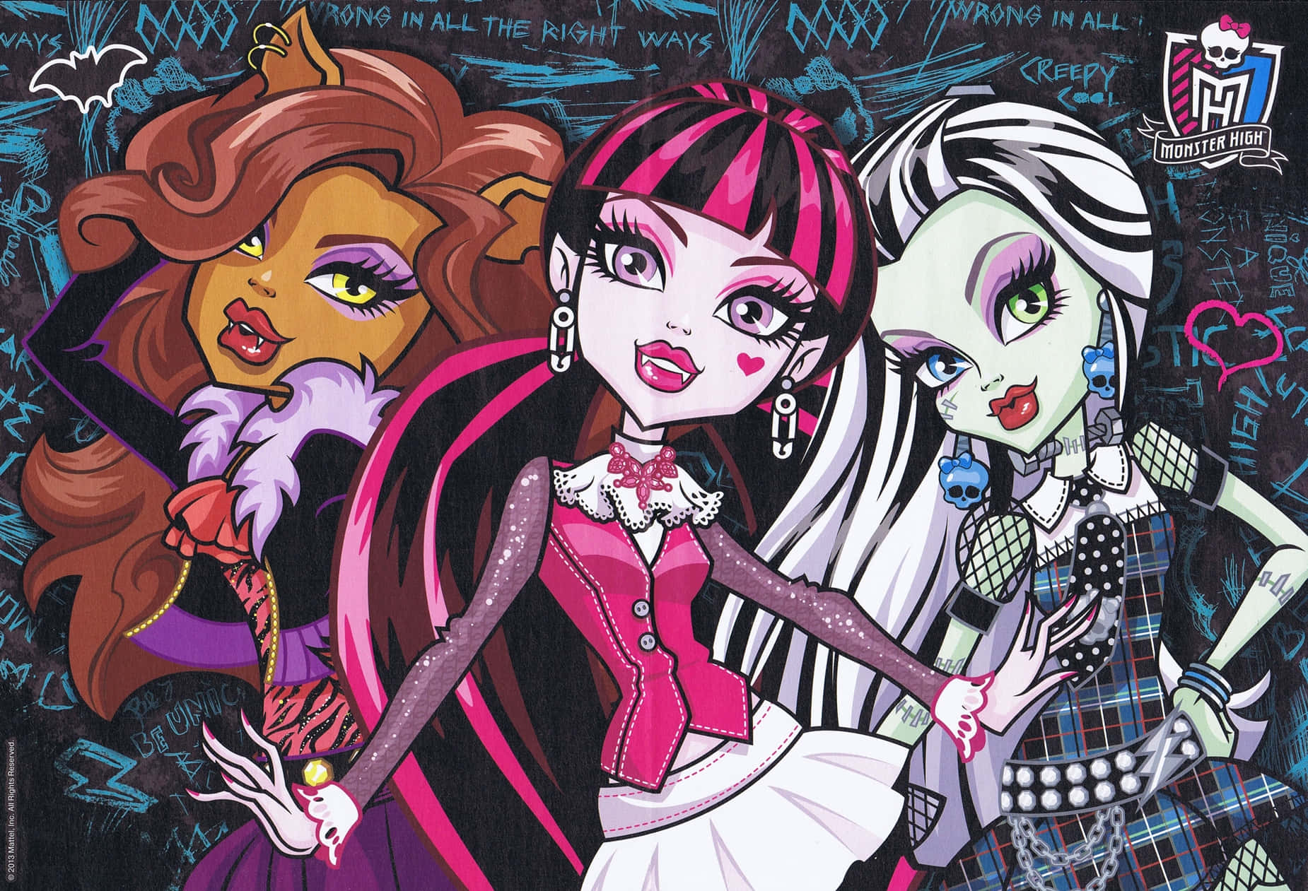 Halloween Aesthetic Monster High Jenter Bakgrunner