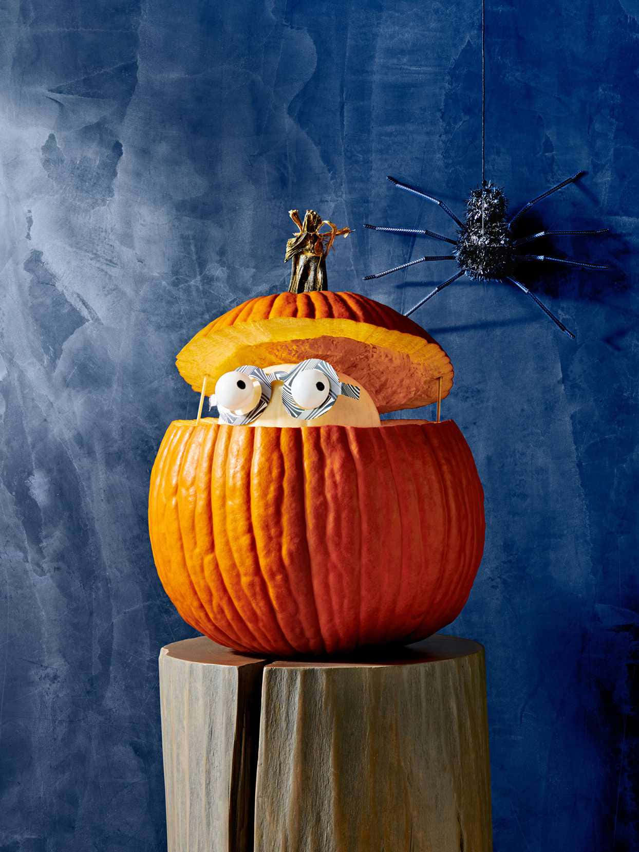 Halloween-gresskar med søt minion-design Bakgrunner