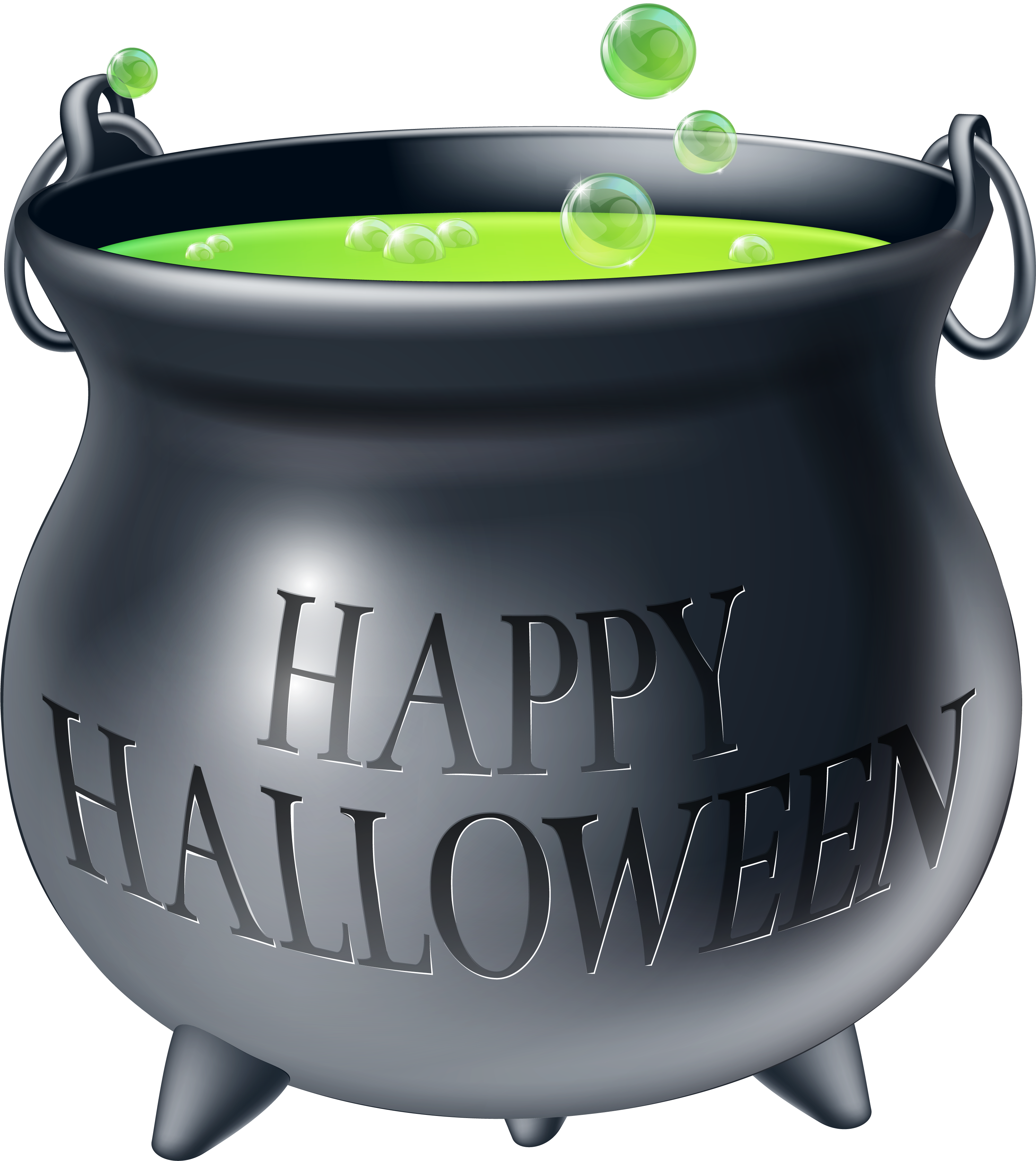 Halloween-gryte med boblende grønn trylledrikk Bakgrunner