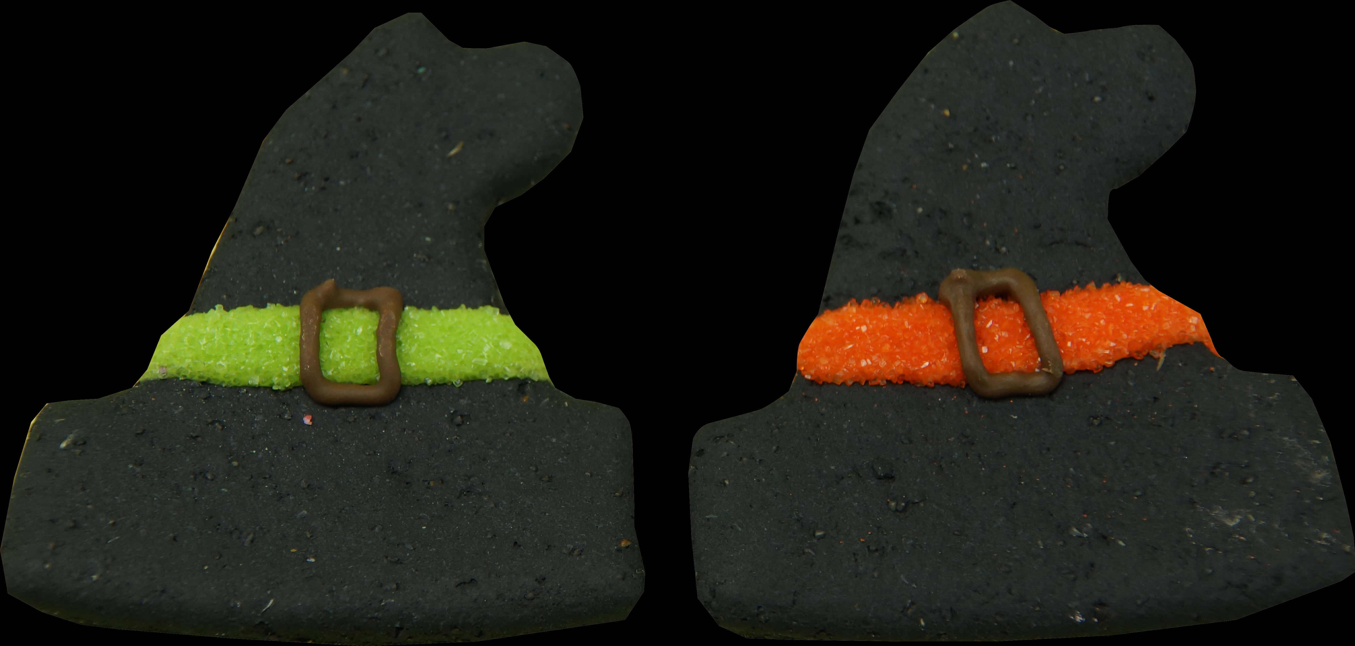 Halloween-heksehattkaker Bakgrunner