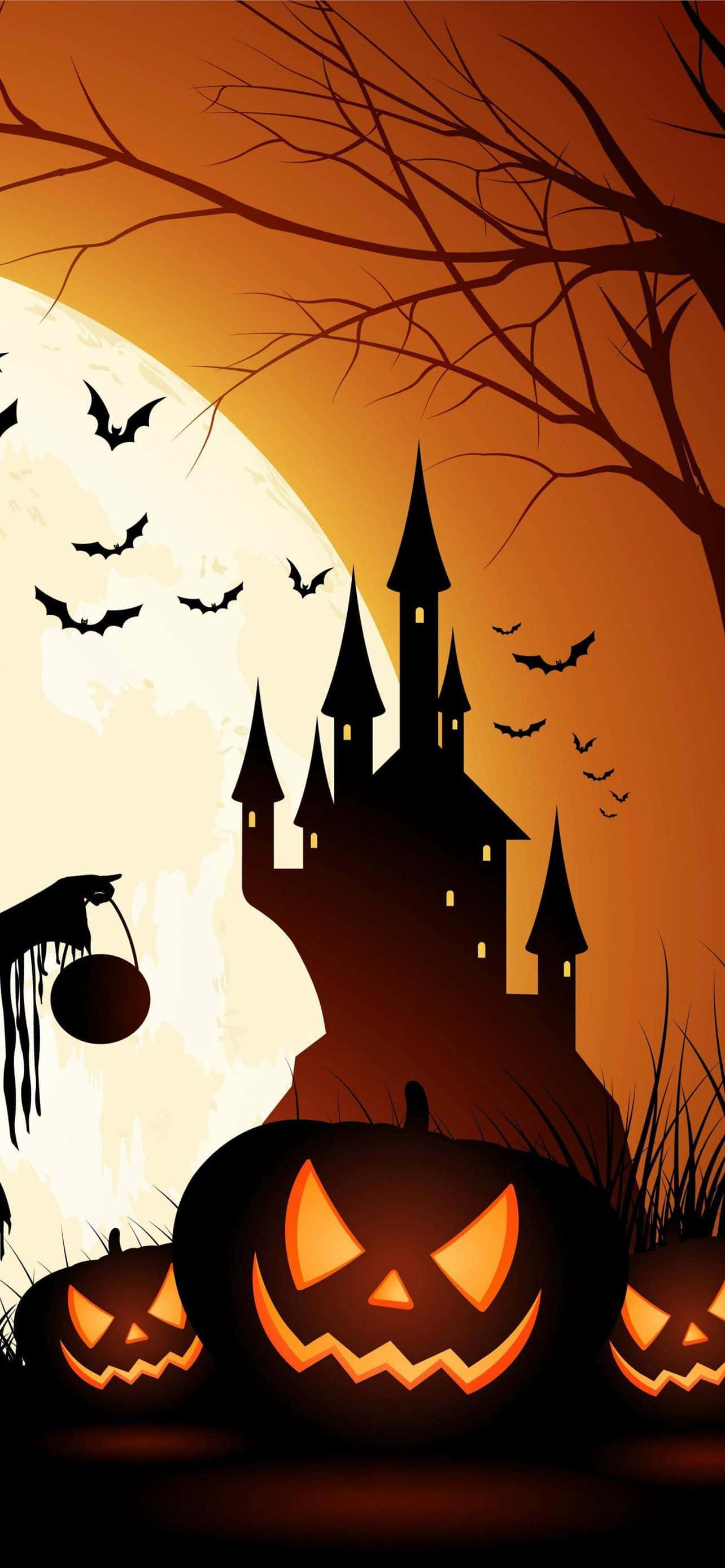 Halloweenbakgrunn Bakgrunner