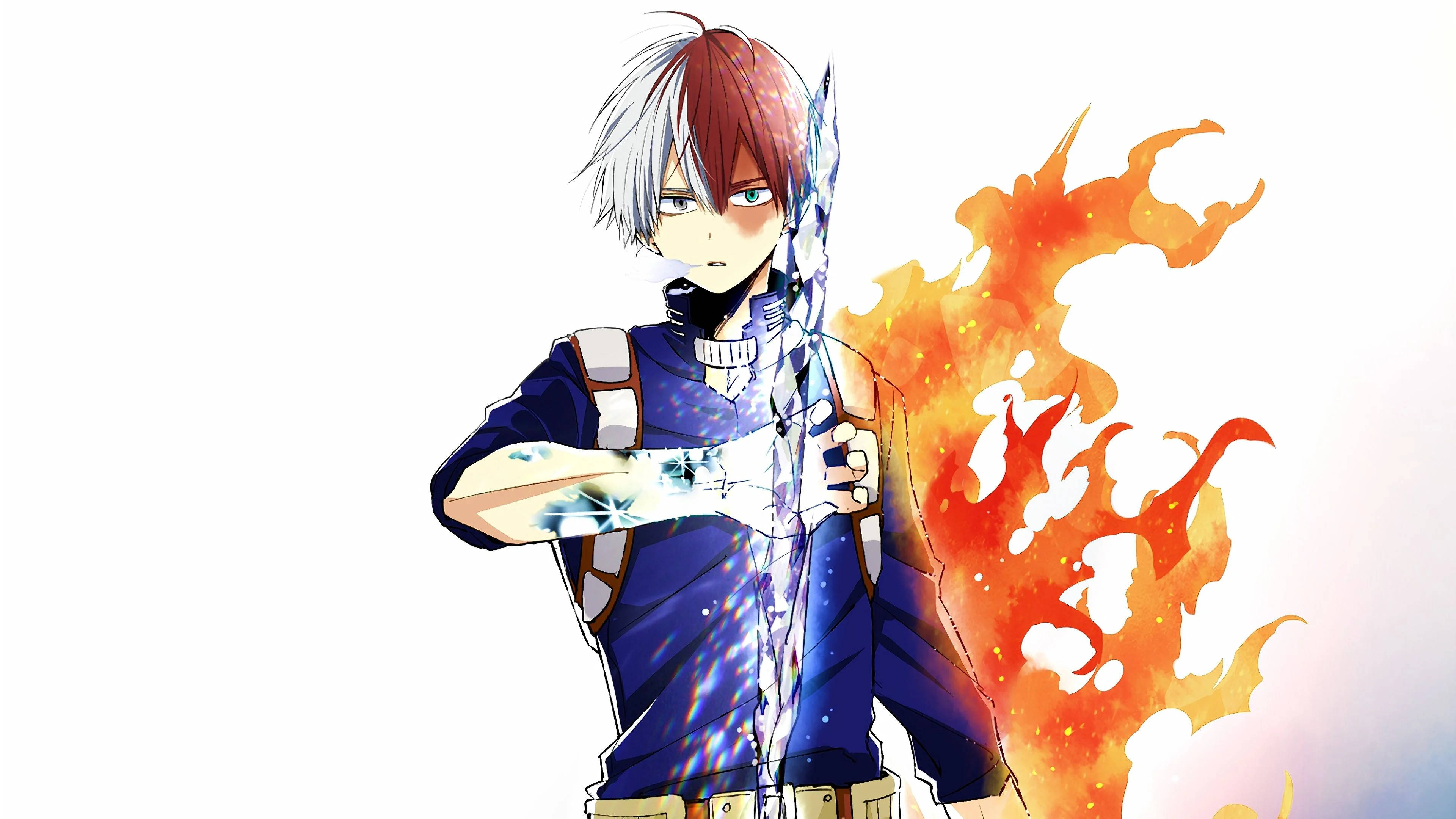Halv kald halv varm søt Todoroki Bakgrunner