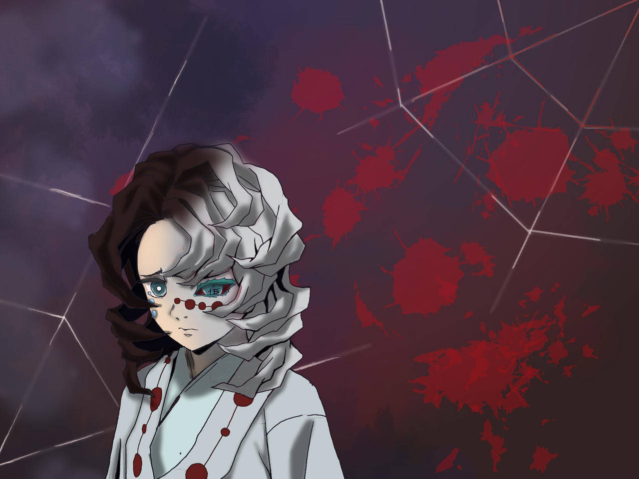 Halvblods Rui Demon Slayer Bakgrunner