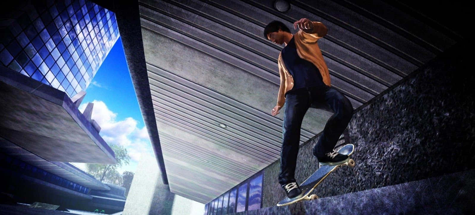 "Han er bare en helt vanlig skater som er klar til å kjøre på rampene"! Bakgrunner
