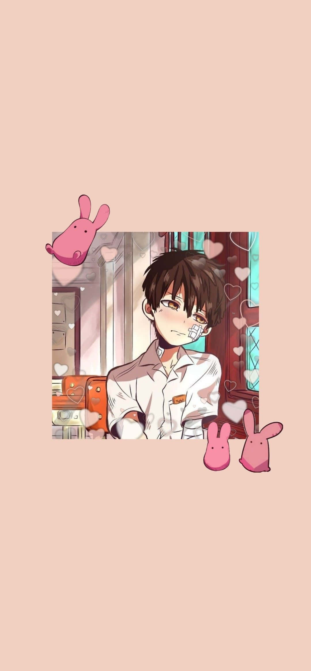 Hanako Toilet Bound Hanako Kun Låseskjerm Anime Bakgrunner