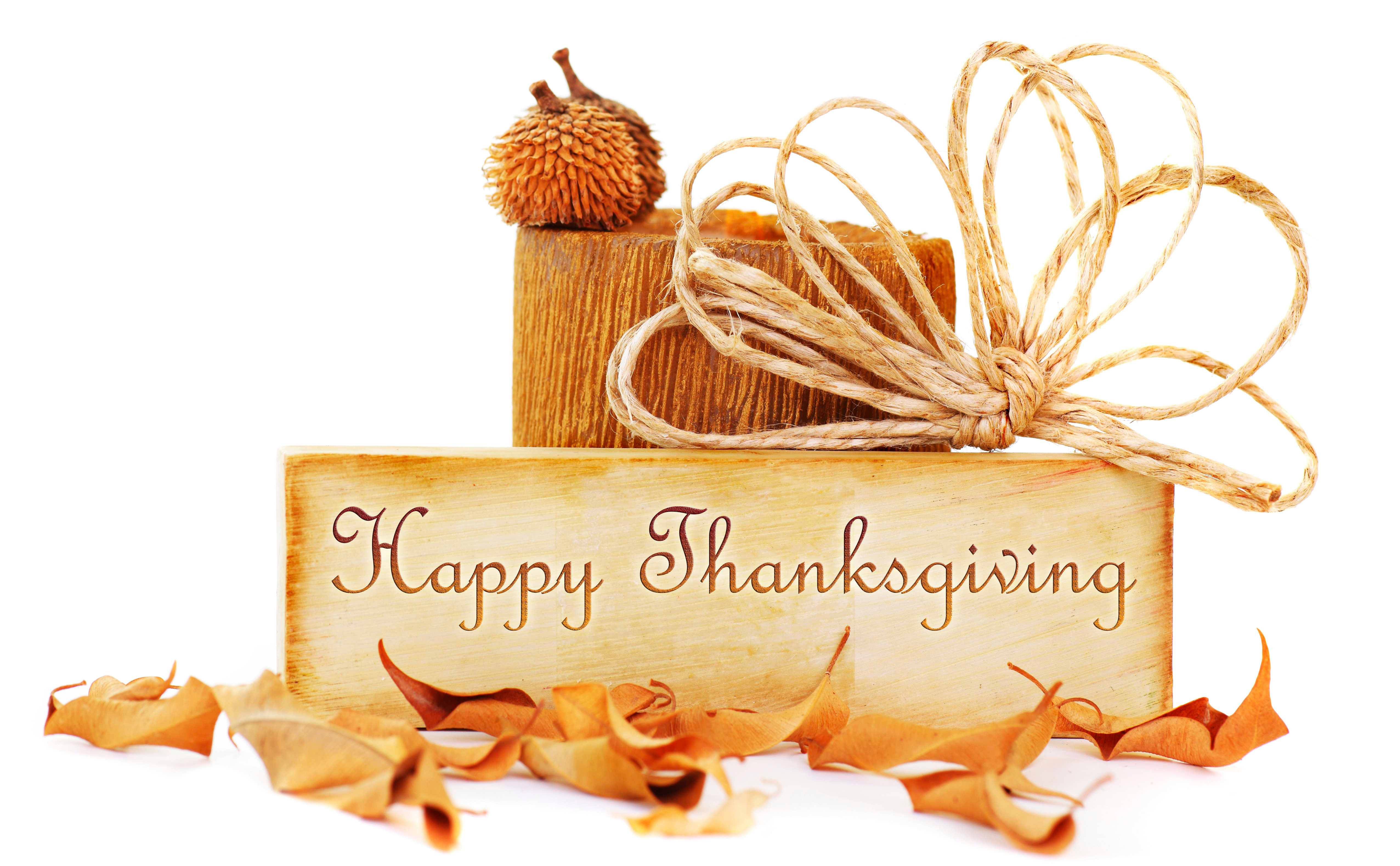 Happy Thanksgiving Søt Tekst Bakgrunner