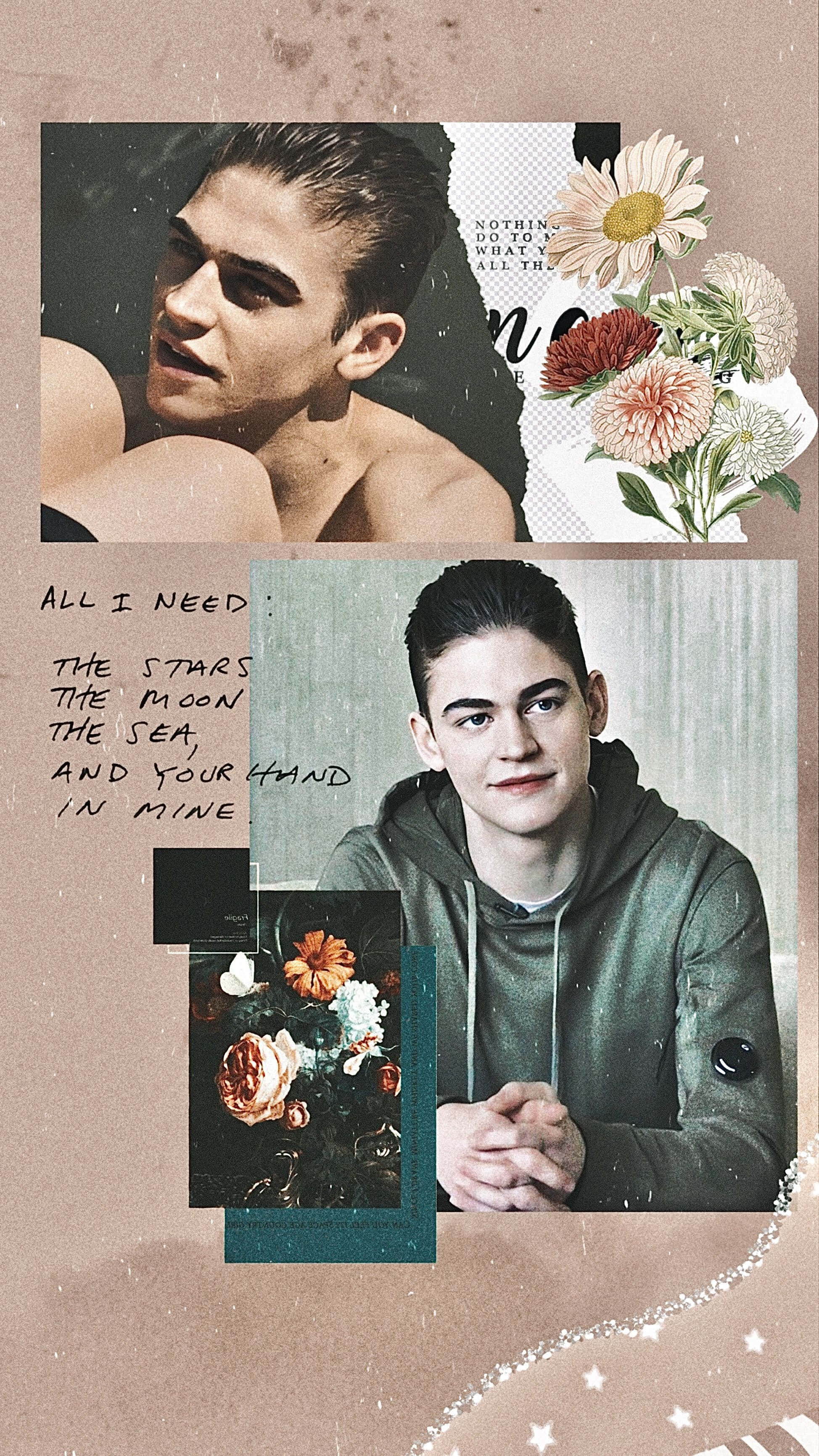 Hardin Scott estetisk plakat med kjente sitater Bakgrunner