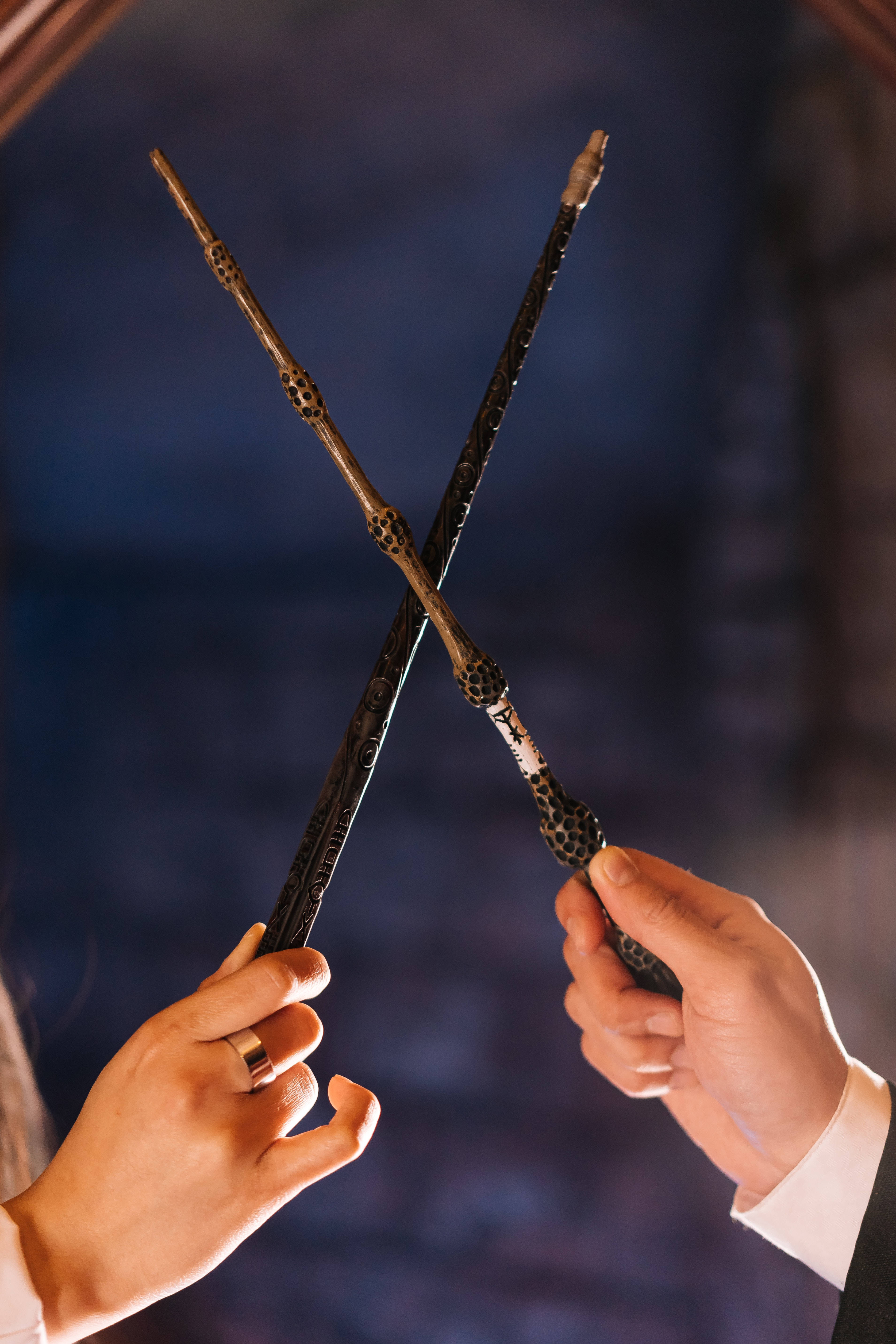 Harry Potter estetiske magiske tryllestaver Bakgrunner