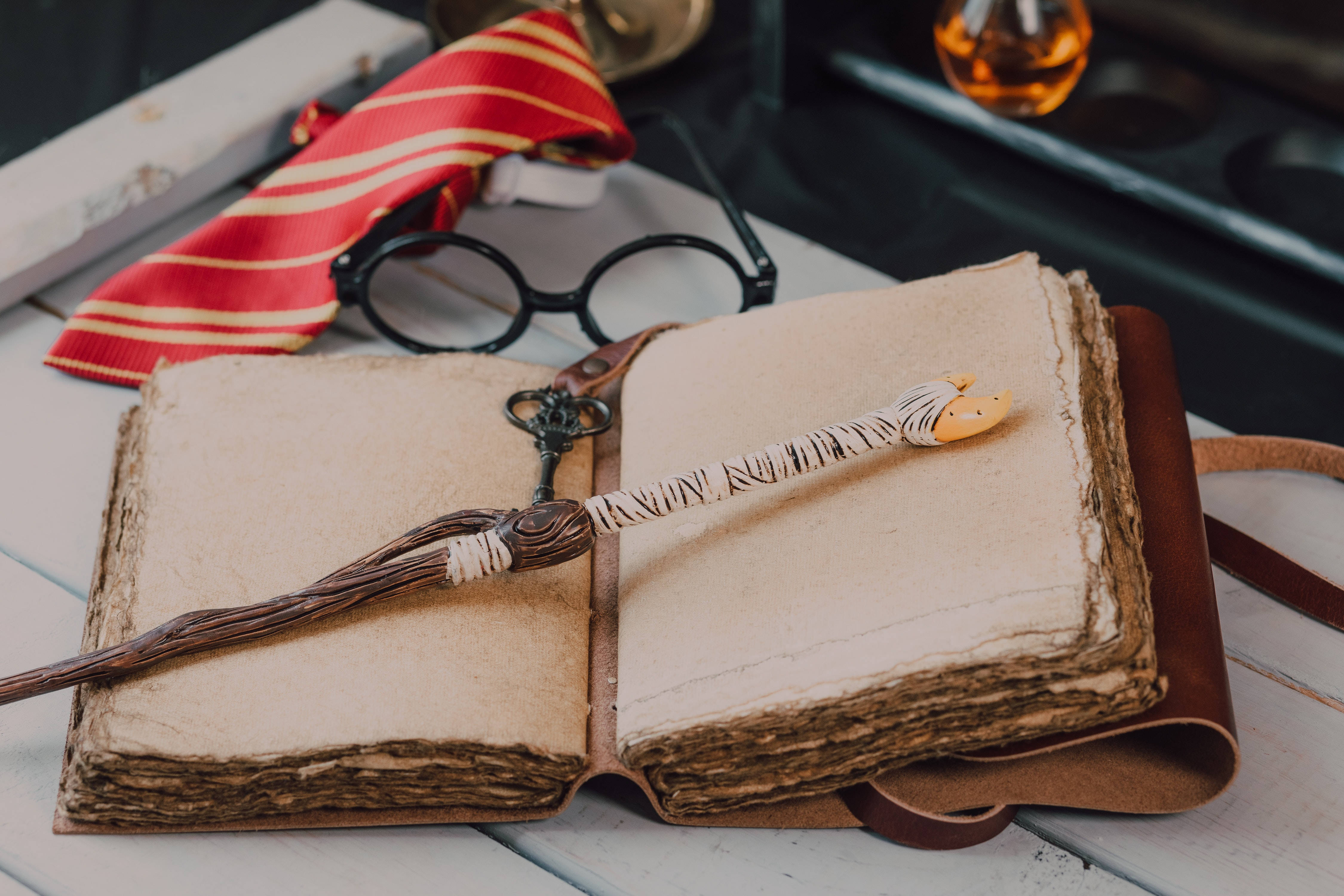 Harry Potter estetisk tryllestav og spellbok Bakgrunner