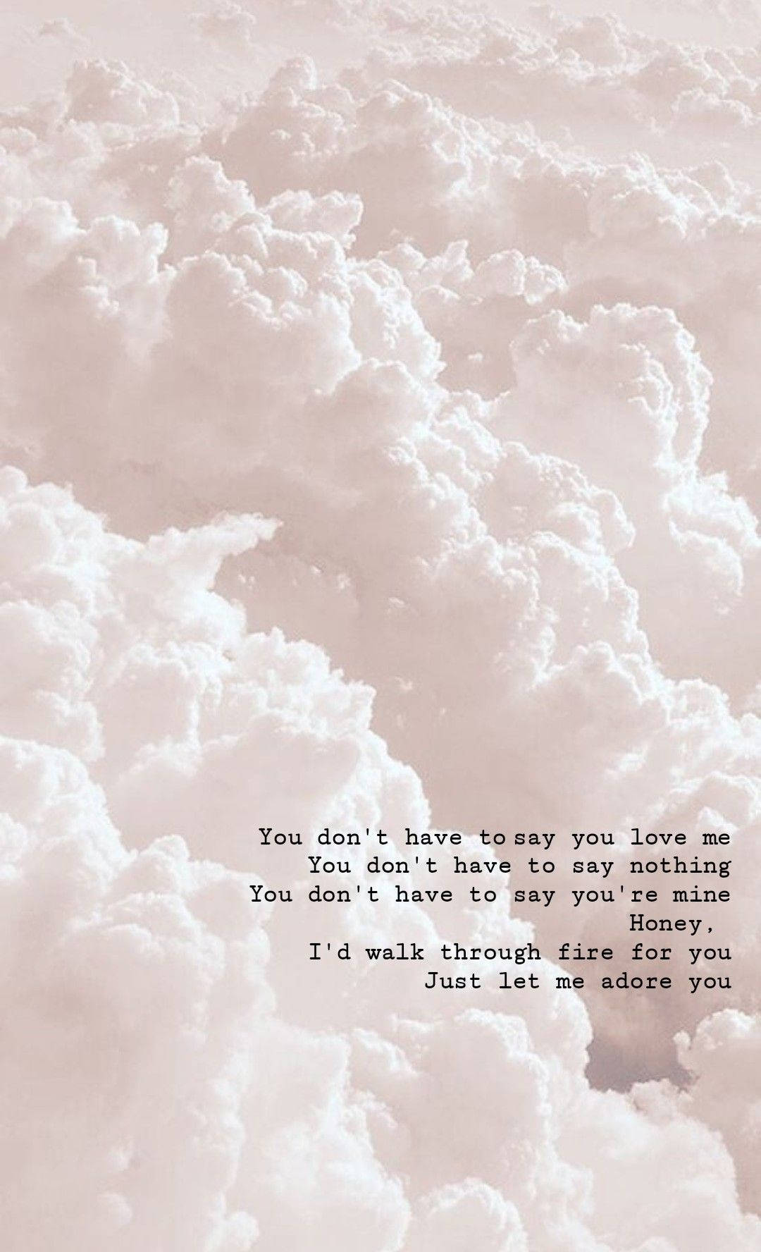 Harry Styles Adore You Tekst Bakgrunner